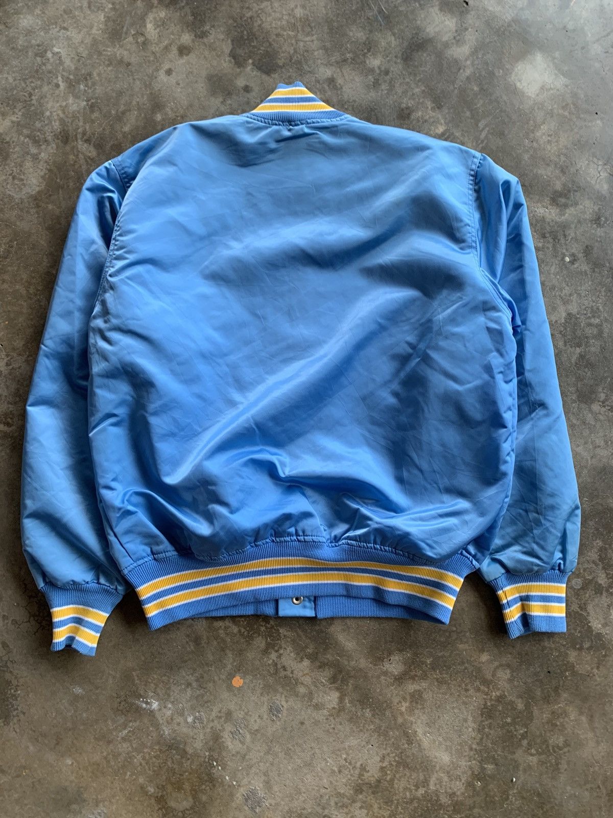 Vintage Vintage Blue Satin UCLA Bruins Bomber Jacket Size US M / EU 48-50 / 2 - 8 Thumbnail