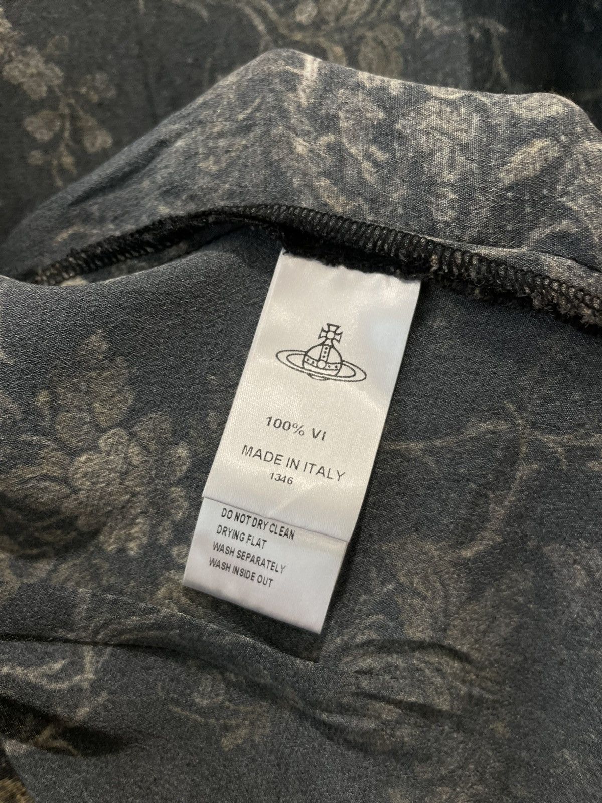 Vintage × Vivienne Westwood RARE Vivienne Westwood Anglomania Vintage Flower Print Dress Size M / US 6-8 / IT 42-44 - 16 Thumbnail