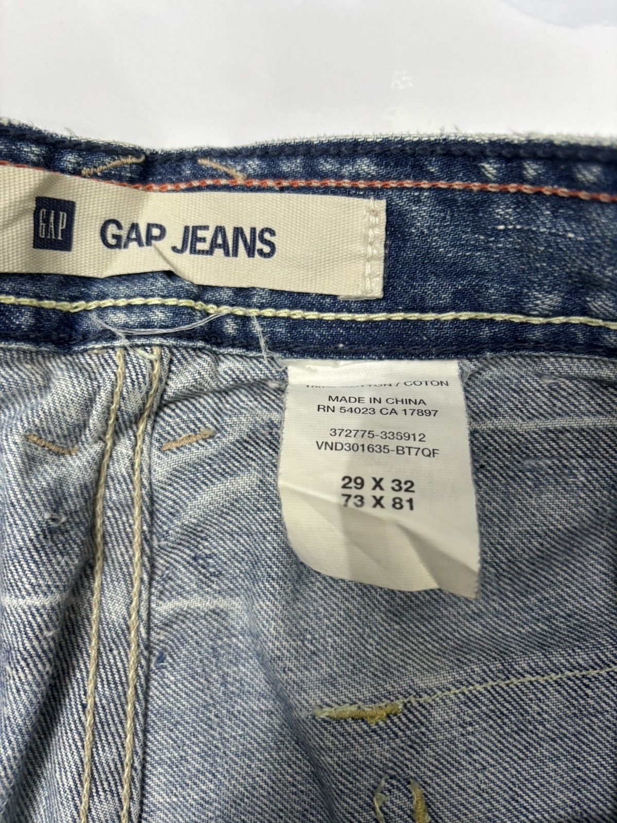 Gap ACNE STUDIOS Inspire Gap Jeans Baggy Flare Distressed Denim Size US 30 / EU 46 - 12 Thumbnail