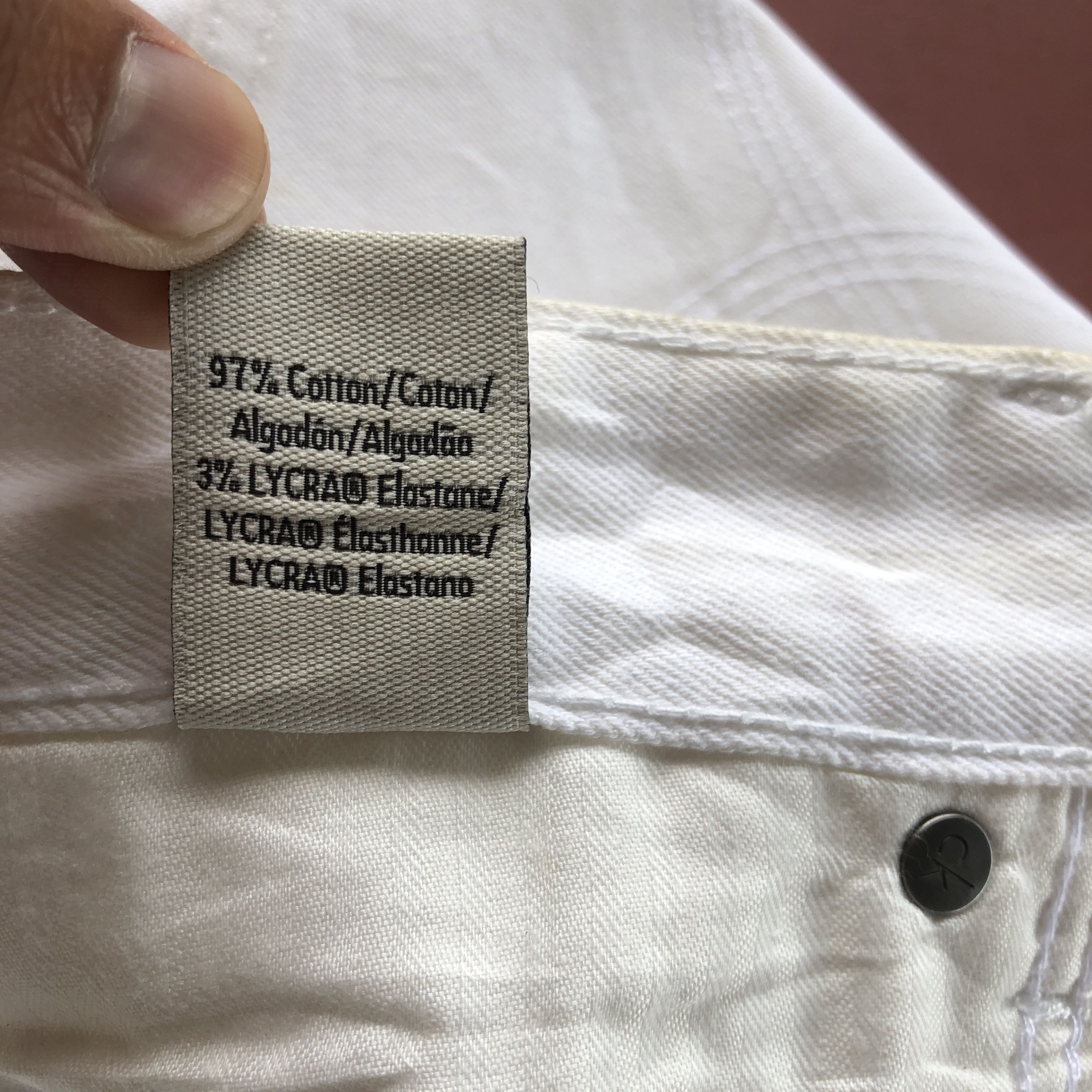 Calvin Klein Vintage Y2K Calvin Klein Jeans White Calvin Klein Denim Size US 32 / EU 48 - 10 Thumbnail
