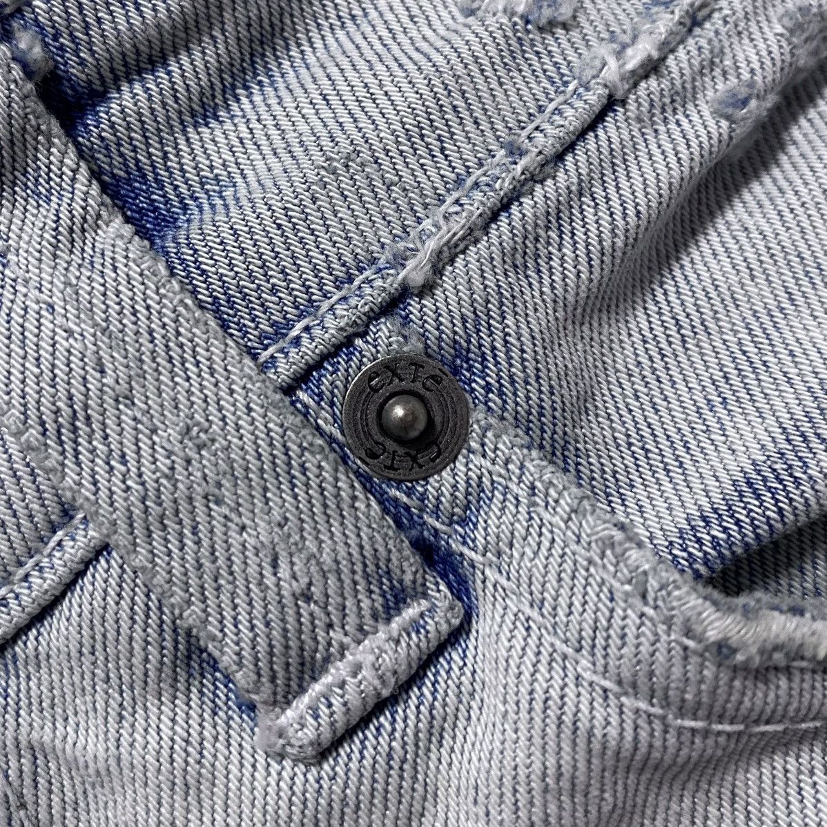 Other J’s Exte Washed Blue Distressed Torn Jeans Denim Size 27" / US 4 / IT 40 - 14 Thumbnail