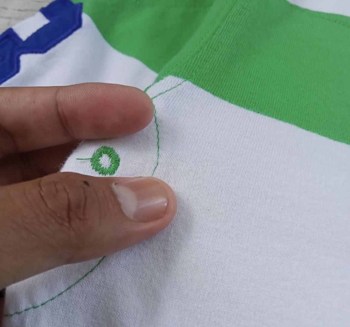 Polo Ralph Lauren × Ralph Lauren Polo Ralph Lauren Striped Green/White Polos Xl Boy Size US XL / EU 56 / 4 - 4 Thumbnail