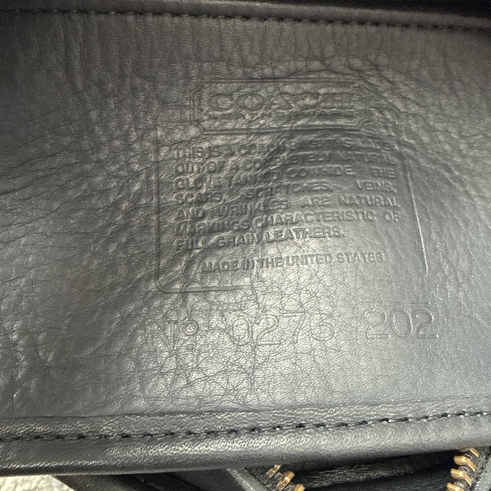 Coach Vintage Coach Kimball Zip Bag Crossbody Shoulder Dark Navy Size ONE SIZE - 8 Thumbnail