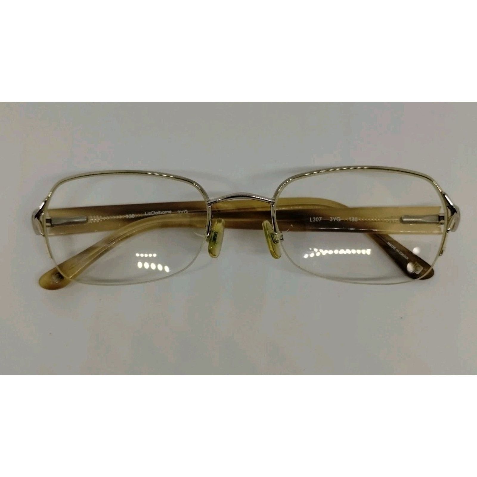 Liz Claiborne Liz Claiborne Eyeglass Frames L307 3YG Gold Yellow 51-19-130 Size ONE SIZE - 1 Thumbnail