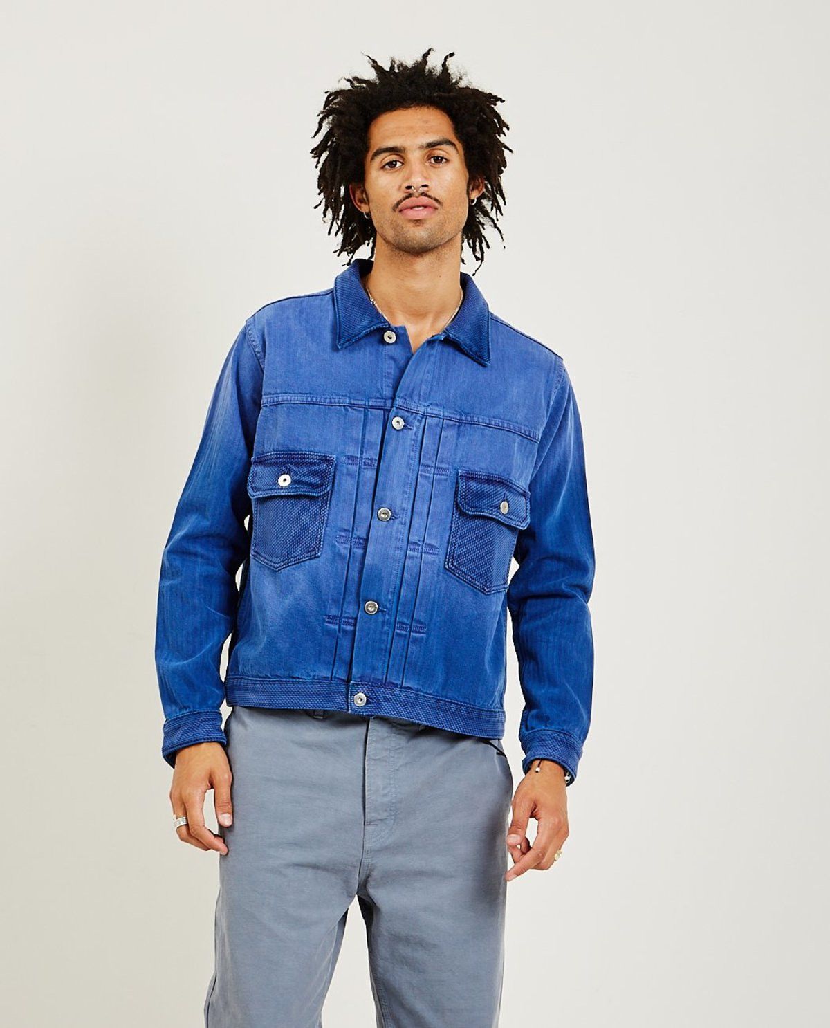 Samuel Zelig o1tko10825 Denim Jacket in Blue Size US M / EU 48-50 / 2 - 3 Thumbnail