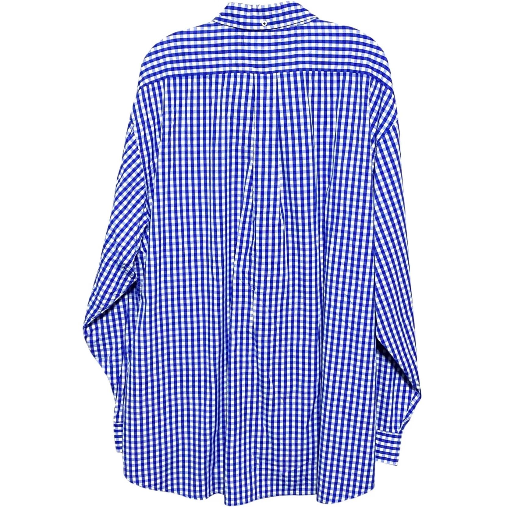 Vintage Donald Ross Button Shirt Mens XXL Blue White Gingham Golf Office Work Shirt Size US XXL / EU 58 / 5 - 3 Thumbnail