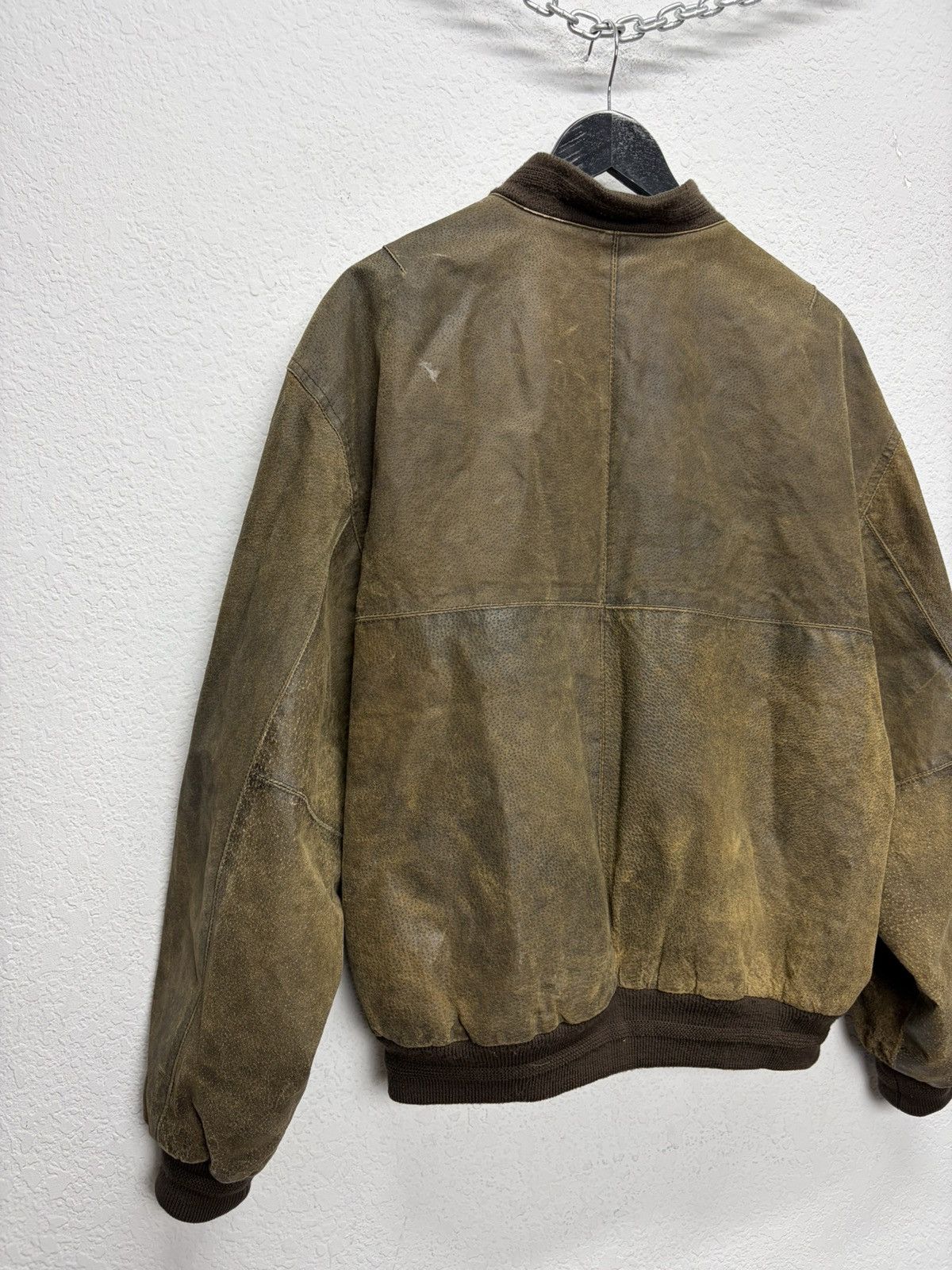 Hedi Slimane VTG Balenciaga Vibe Unicorn Air Mail Leather Fur Jacket 90s Size US M / EU 48-50 / 2 - 11 Thumbnail