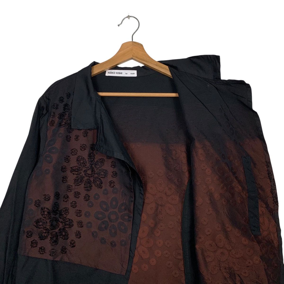 Other Japanese Designer Keiko Kishi Flower Design Women Jacket Size M / US 6-8 / IT 42-44 - 10 Thumbnail