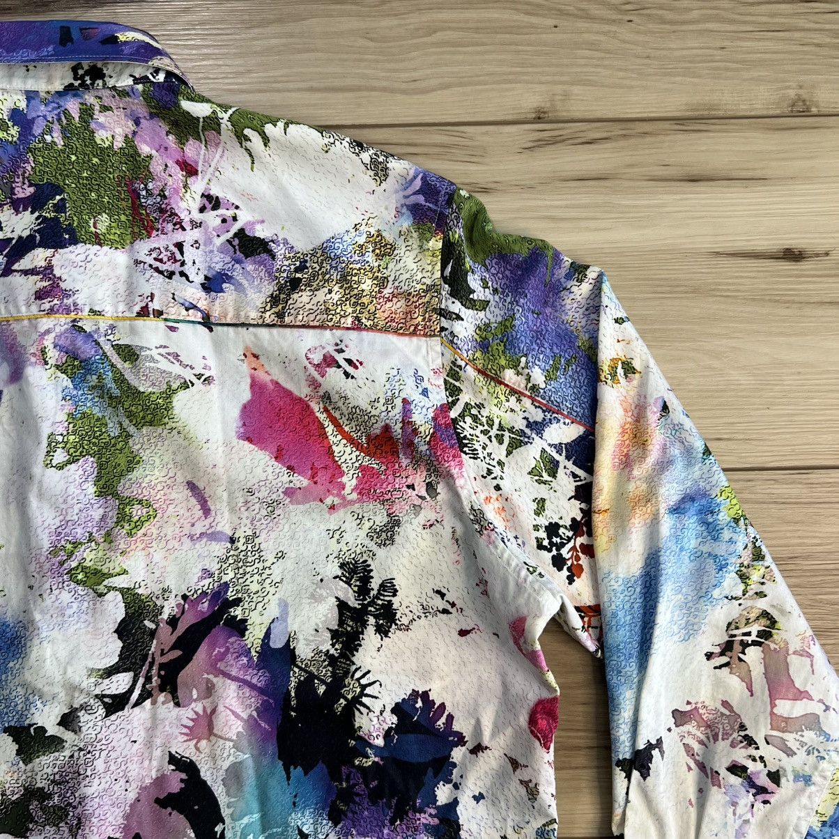 Robert Graham Robert Graham Mack Daddy Watercolor Abstract Cotton Shirt Size US L / EU 52-54 / 3 - 16 Thumbnail