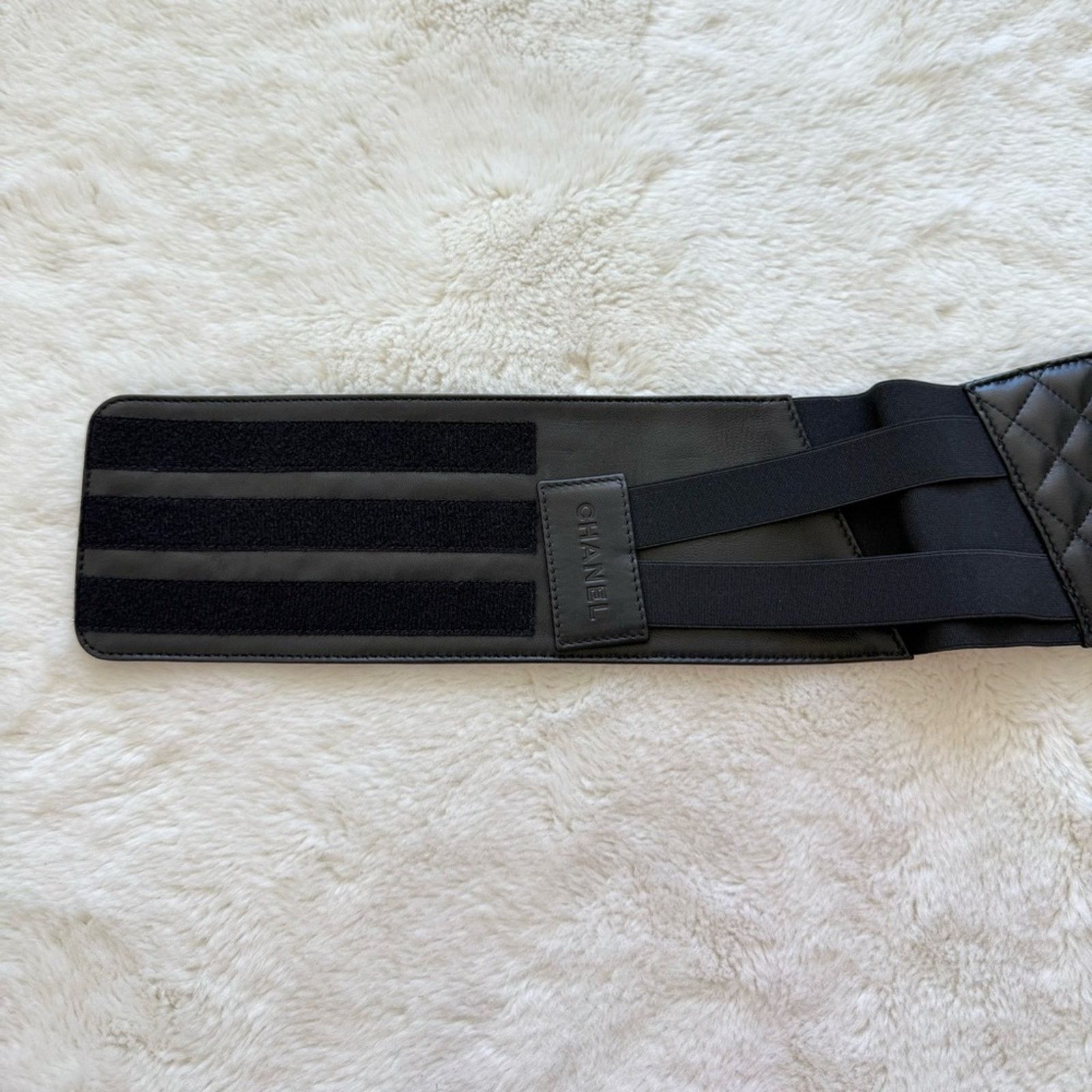 Chanel CHANEL quilted cummerbund belt Authentic Size ONE SIZE - 2 Thumbnail