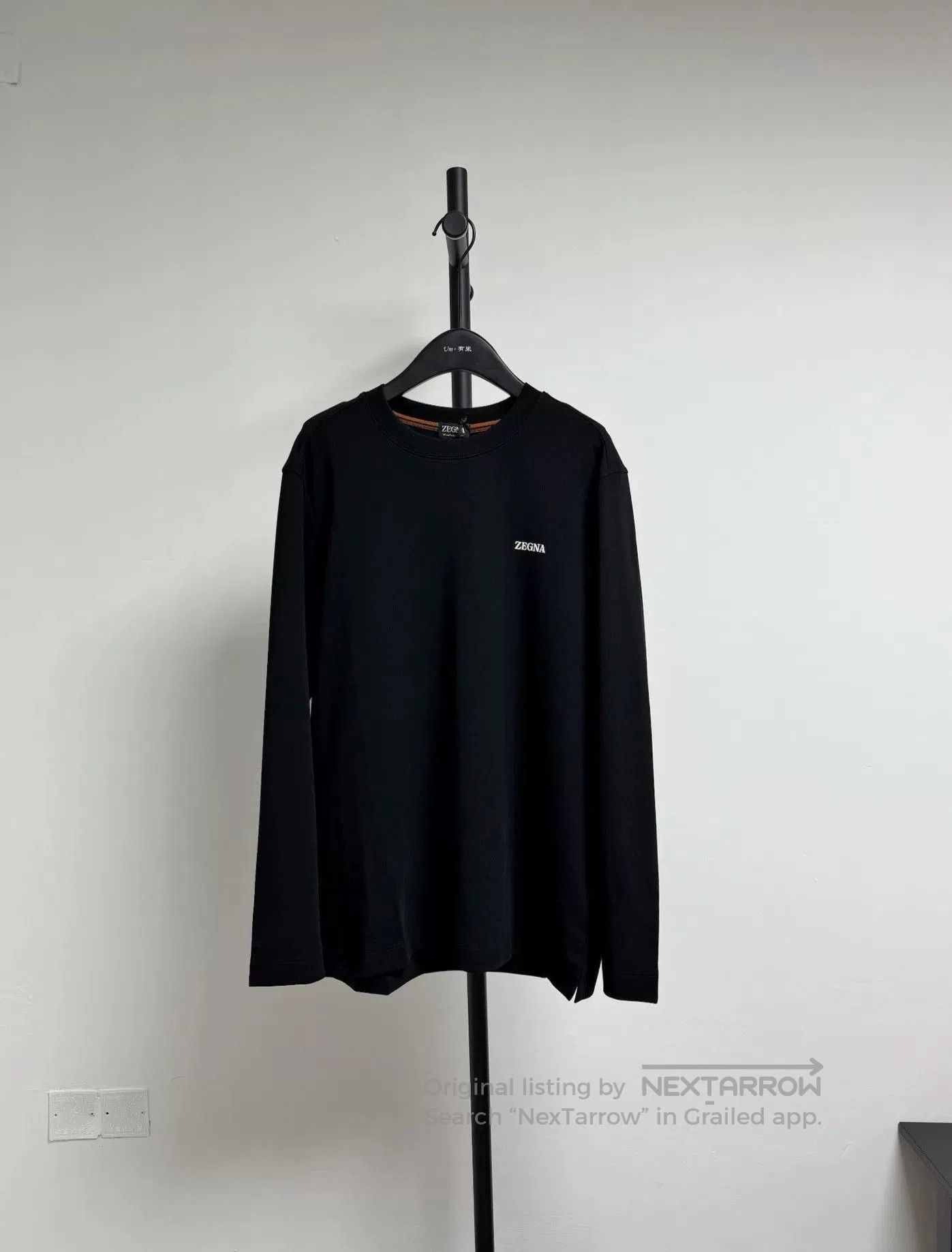 Ermenegildo Zegna Zegna Black Long-Sleeve T-Shirt. Size US L / EU 52-54 / 3 - 8 Thumbnail