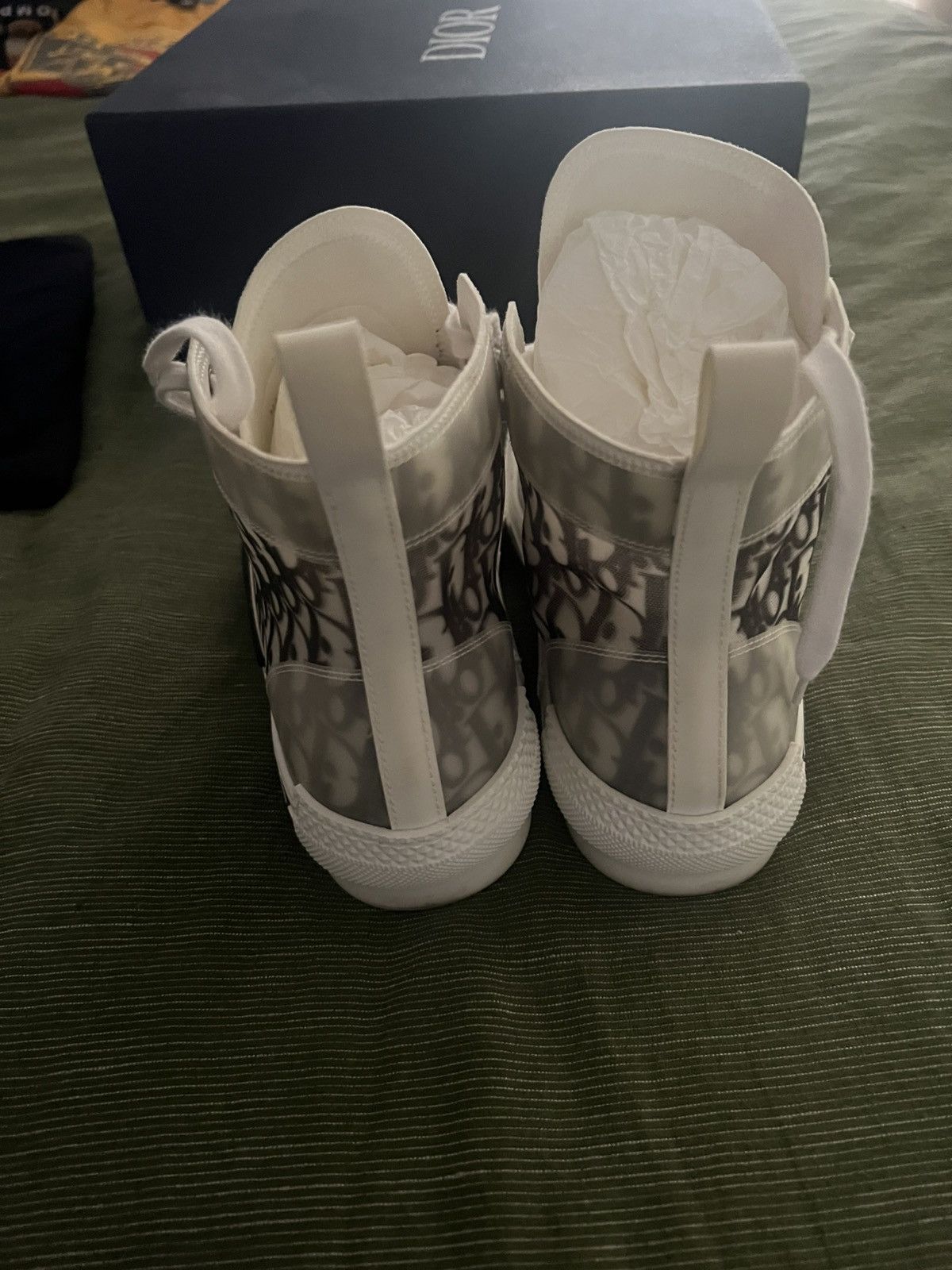Dior Christian Dior B23 High Top Oblique Sneakers Size US 9 / EU 42 - 5 Thumbnail