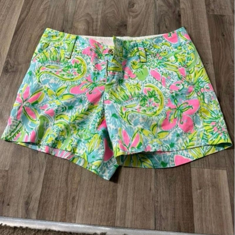 Lilly Pulitzer Lilly Pulitzer The Callahan Short Coconut Jungle Size 2 Size 26" / US 2 / IT 38 - 7 Thumbnail
