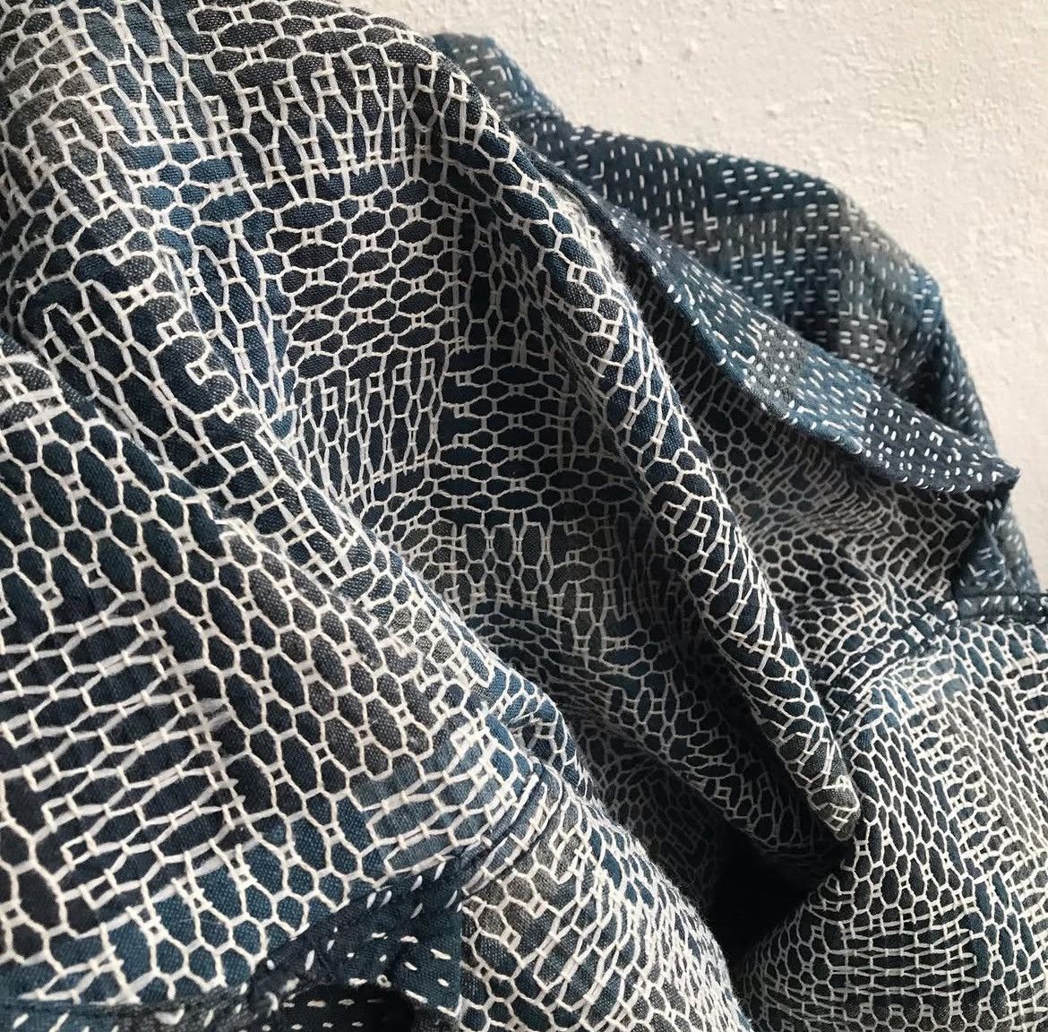 Studio D'Artisan STUDIO D'ARTISAN NORAGI SASHIKO SHIRT Size US XXL / EU 58 / 5 - 8 Thumbnail