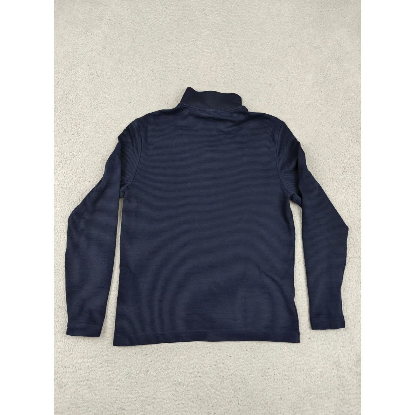 Hugo Boss HUGO BOSS Sweater Mens M Blue 1/4 Zip Mock Neck Knit Pullover Casual Size US M / EU 48-50 / 2 - 4 Thumbnail