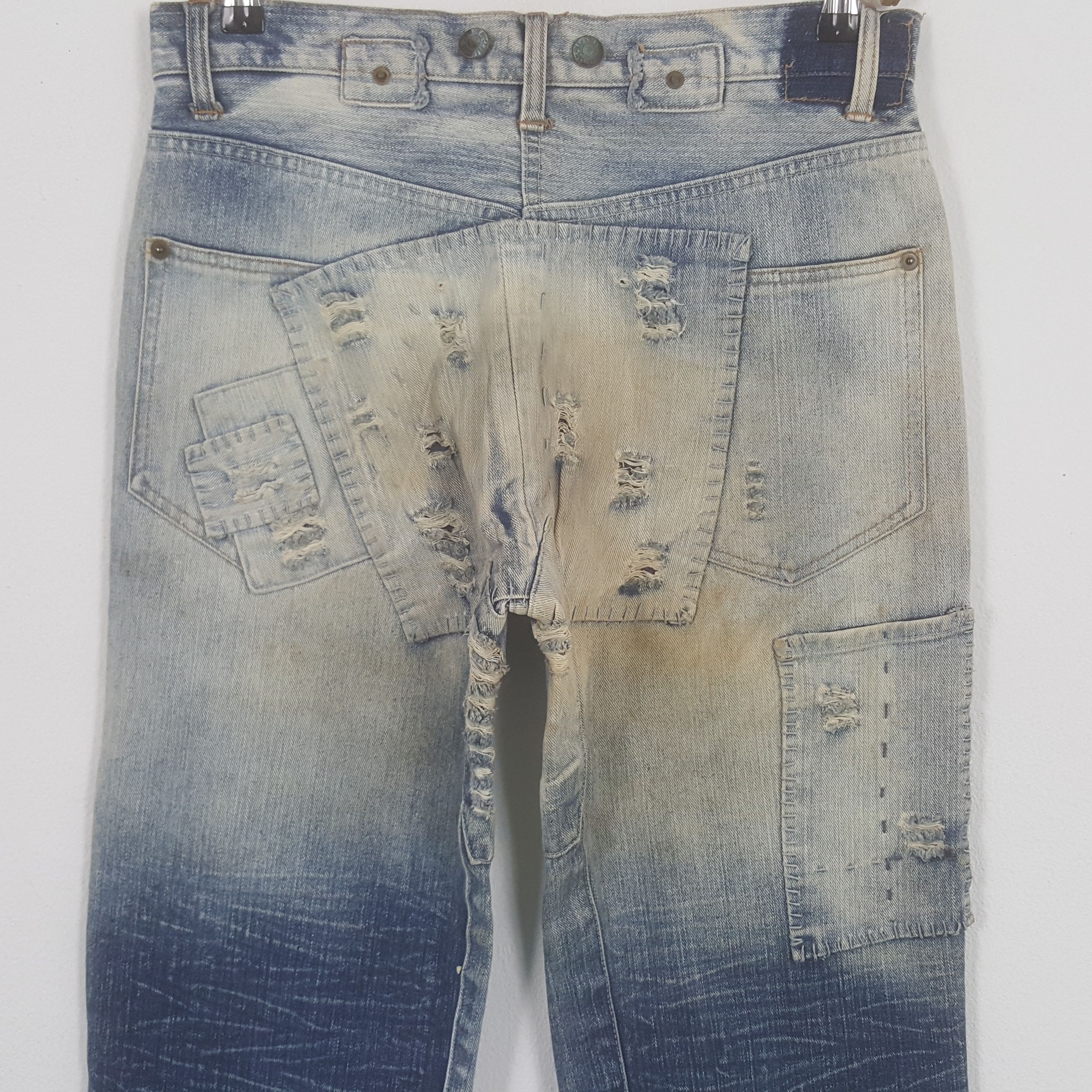 Satisfy Vintage Satisfy Private Brand Distressed Patches Denim Jean Size US 30 / EU 46 - 5 Thumbnail