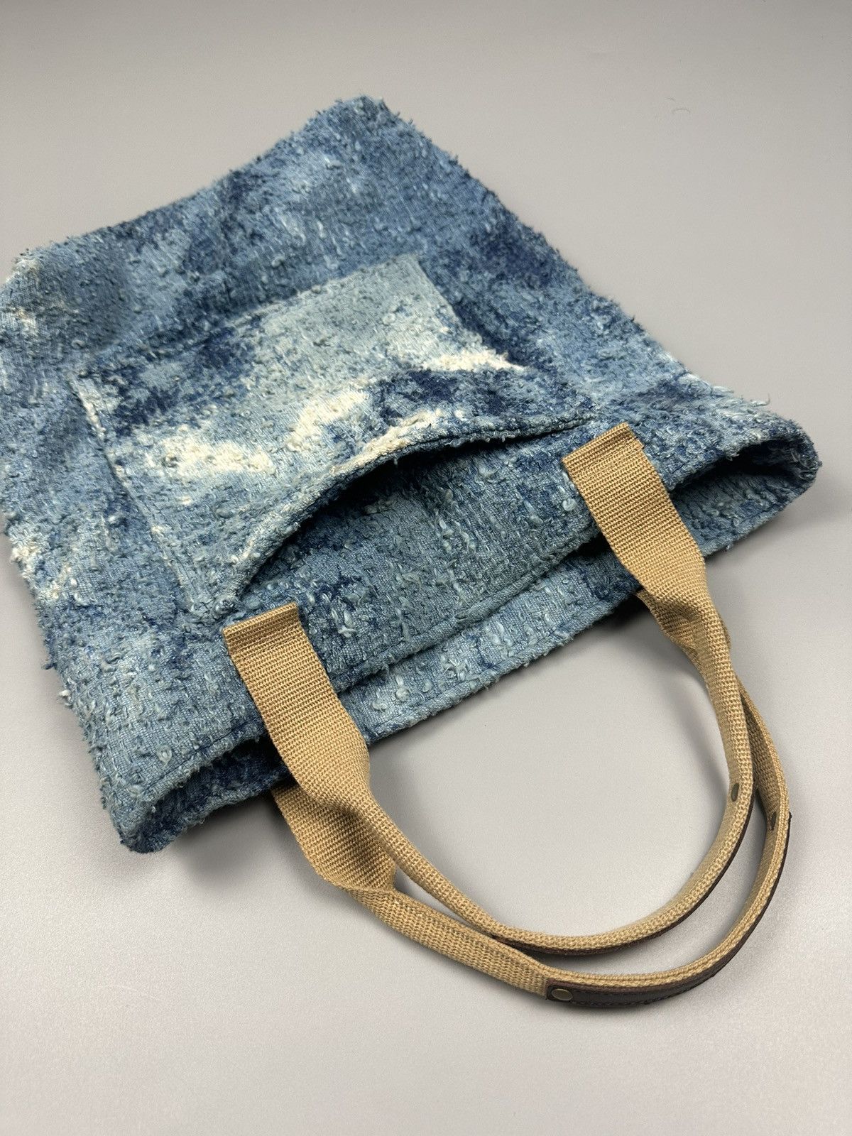 Handmade Rare Boro Shashiko Tote Bags Inspired Kapital Size ONE SIZE - 5 Thumbnail
