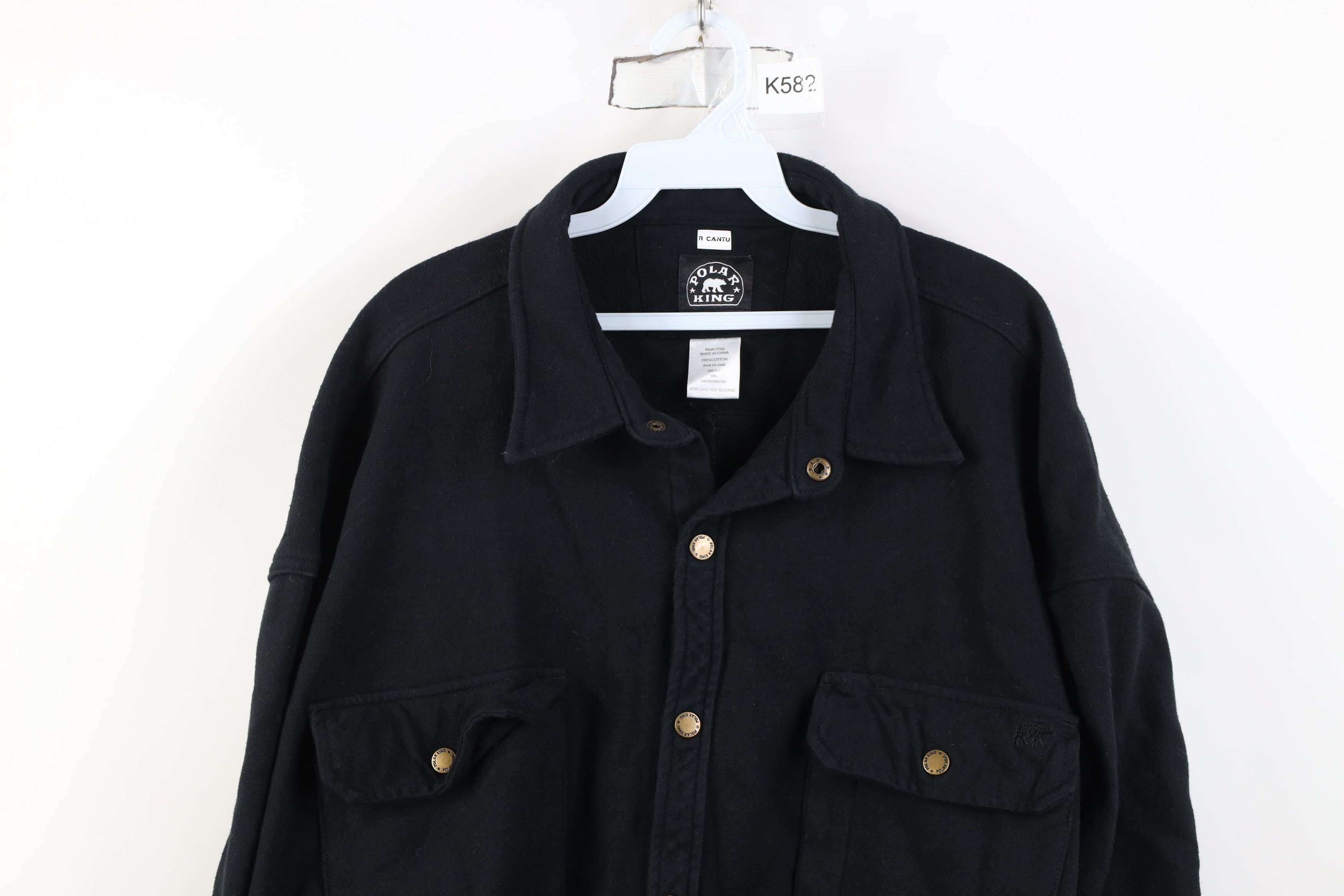 Vintage Vintage 90s Y2K Streetwear Heavyweight Shirt Jacket Shirt Size US XXL / EU 58 / 5 - 2 Thumbnail