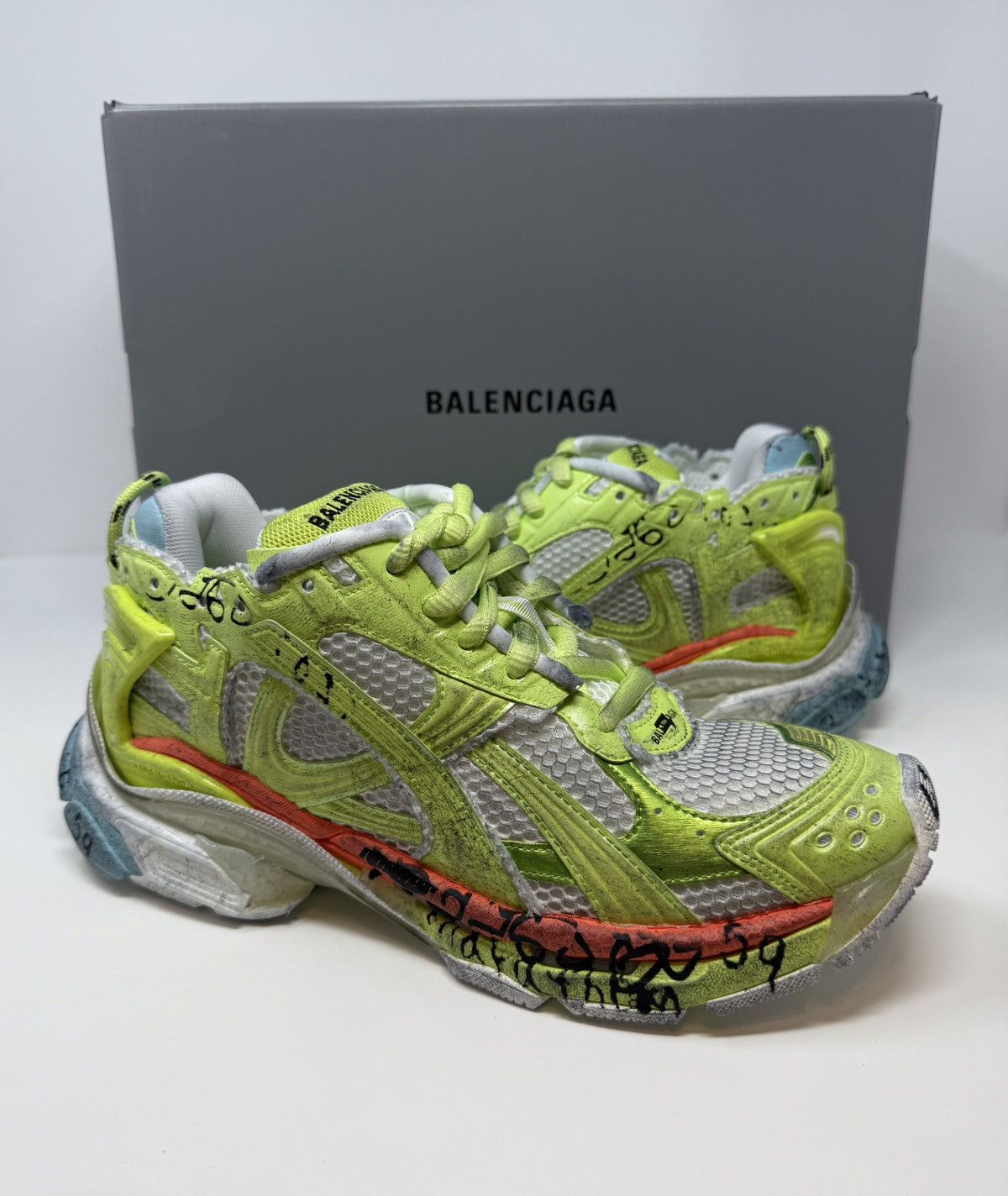 Balenciaga Balenciaga Marathon Runner Sneaker Yellow Unreleased Demna Size US 12 / EU 45 - 1 Thumbnail