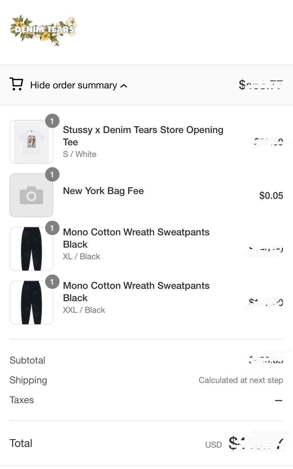 DENIM TEARS Denim Tears Monochrome Cotton Wreath Sweatpants Size US 38 / EU 54 - 5 Thumbnail