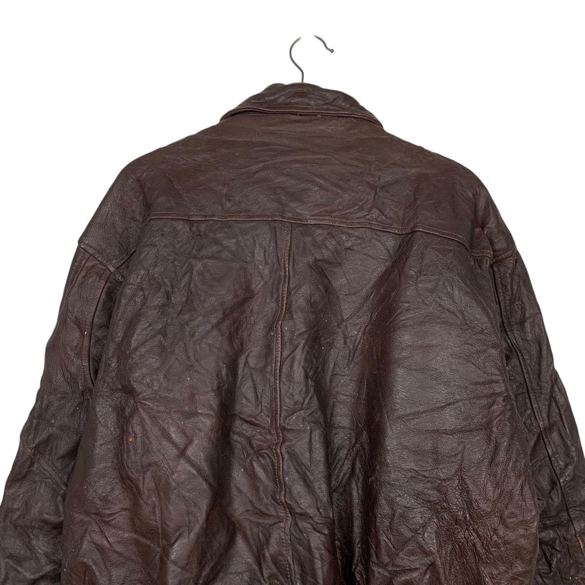 Japanese Brand Japanese Brand Rage Military Leather Jacket Size US L / EU 52-54 / 3 - 8 Thumbnail