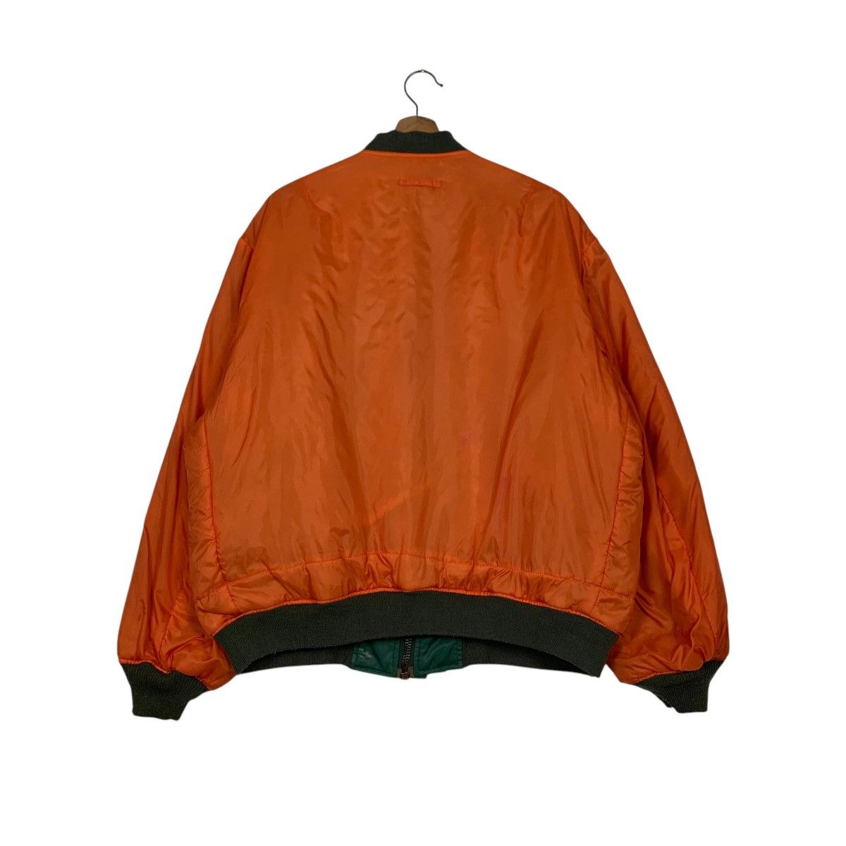 Vintage PHANTOM MILITARY MA1 Bomber Jacket Flight Jacket #2334-C104 Size US L / EU 52-54 / 3 - 19 Thumbnail