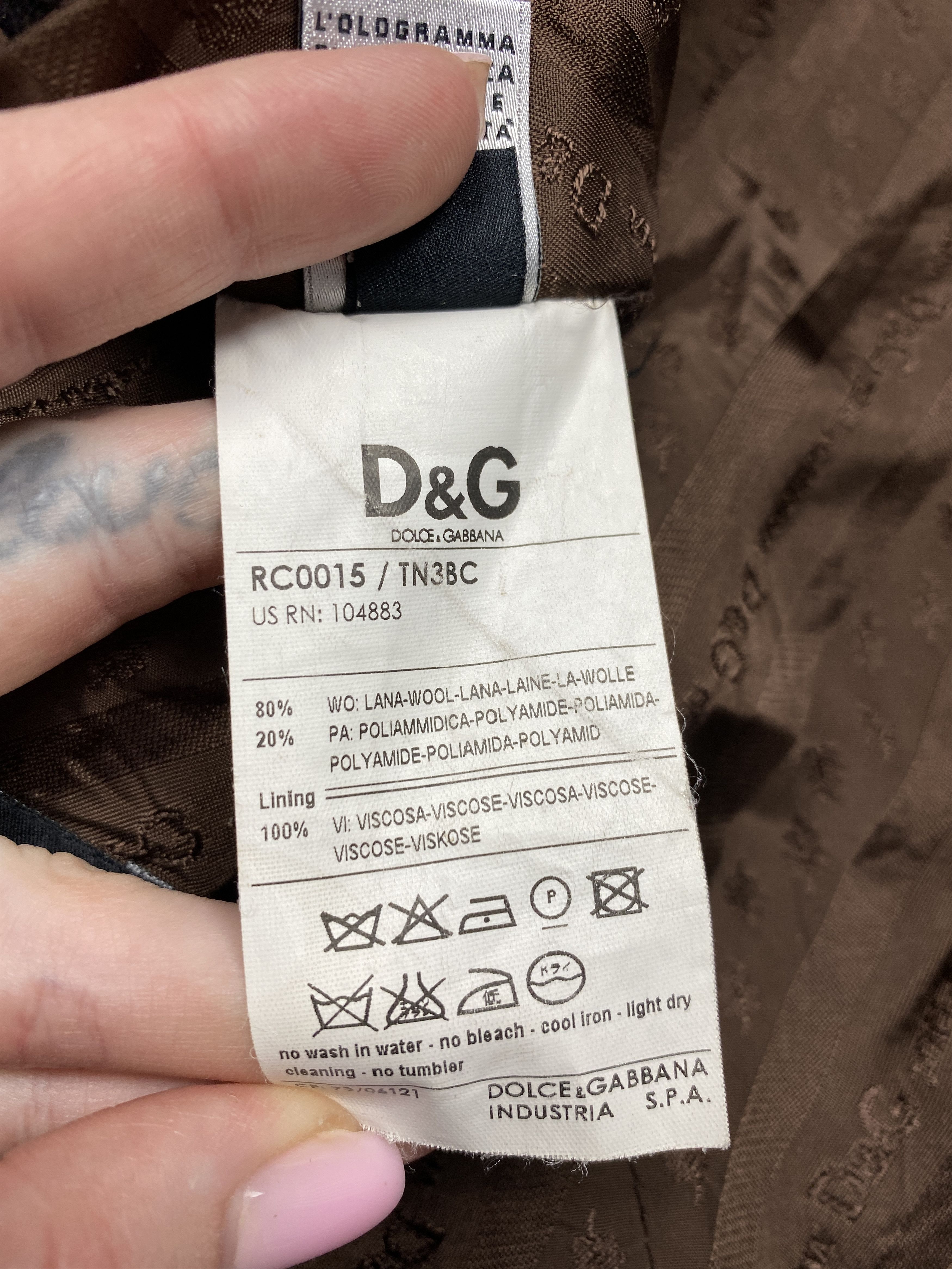 Dolce & Gabbana Dolce & Gabbana Vintage Wool Coat Size US M / EU 48-50 / 2 - 9 Thumbnail