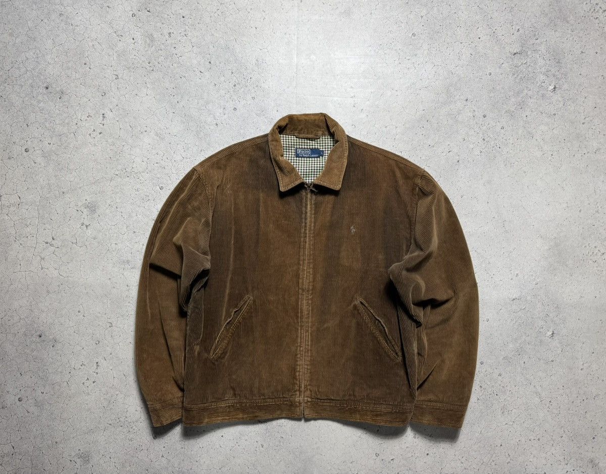 Polo Ralph Lauren Polo Ralph Lauren Velvet Corduroy Vintage Bomber Jacket Size US L / EU 52-54 / 3 - 1 Thumbnail
