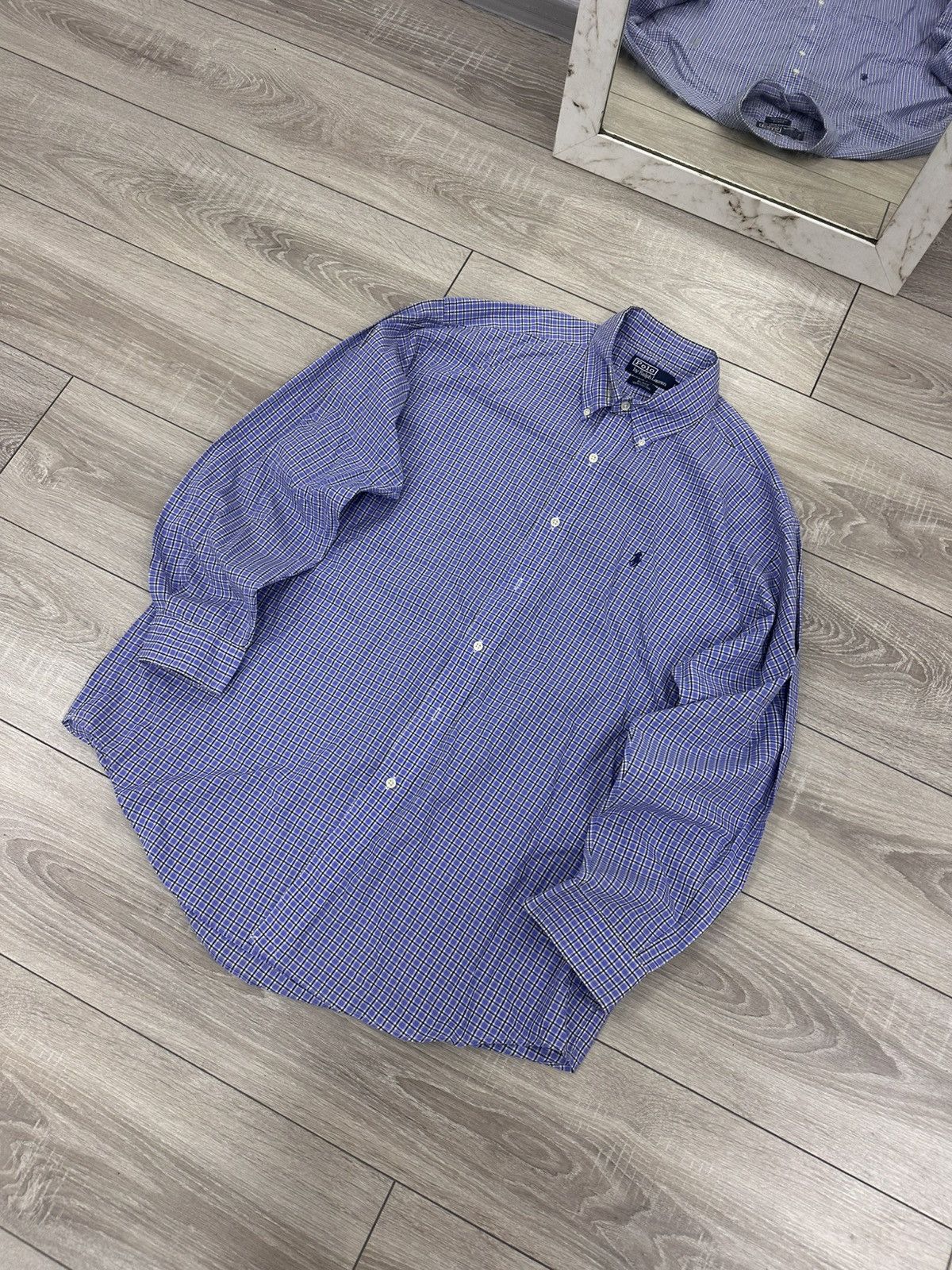 Polo Ralph Lauren Polo Ralph Lauren Vintage Stripped Shirt Size US L / EU 52-54 / 3 - 2 Thumbnail
