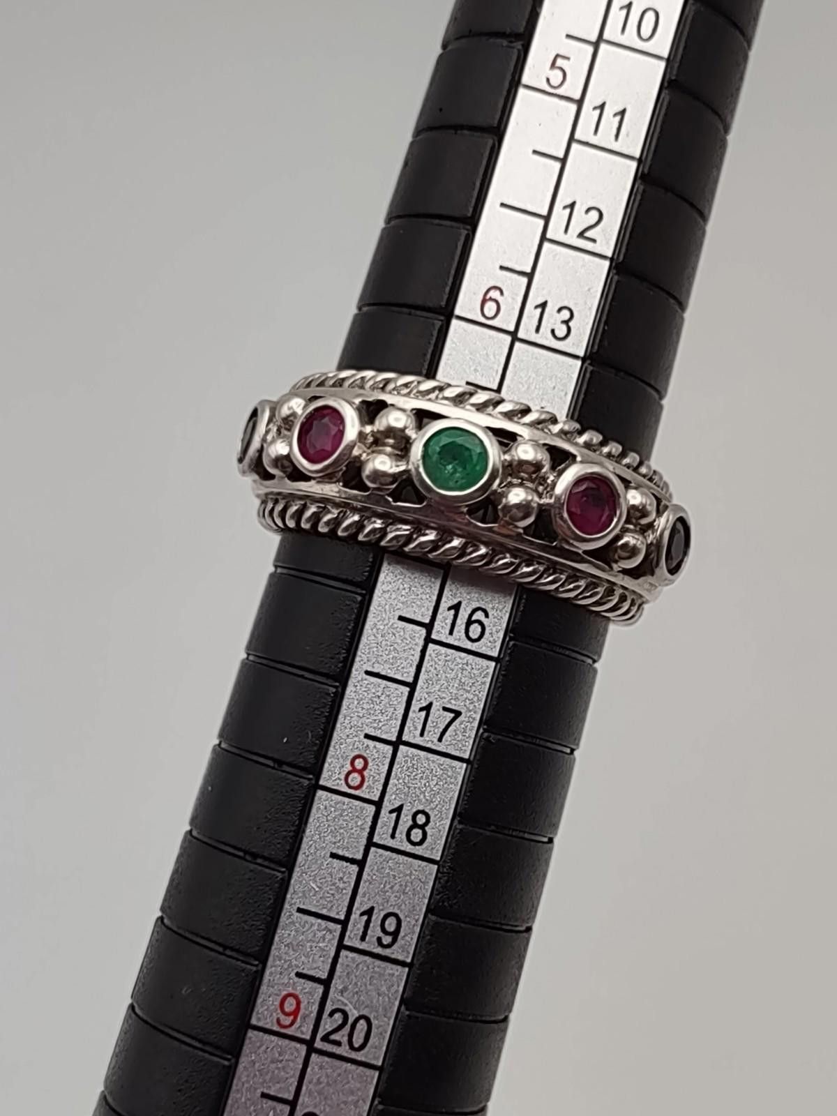 The Unbranded Brand Vintage 925 Sterling Ring & Earrings Set Size 7 Size ONE SIZE - 2 Thumbnail