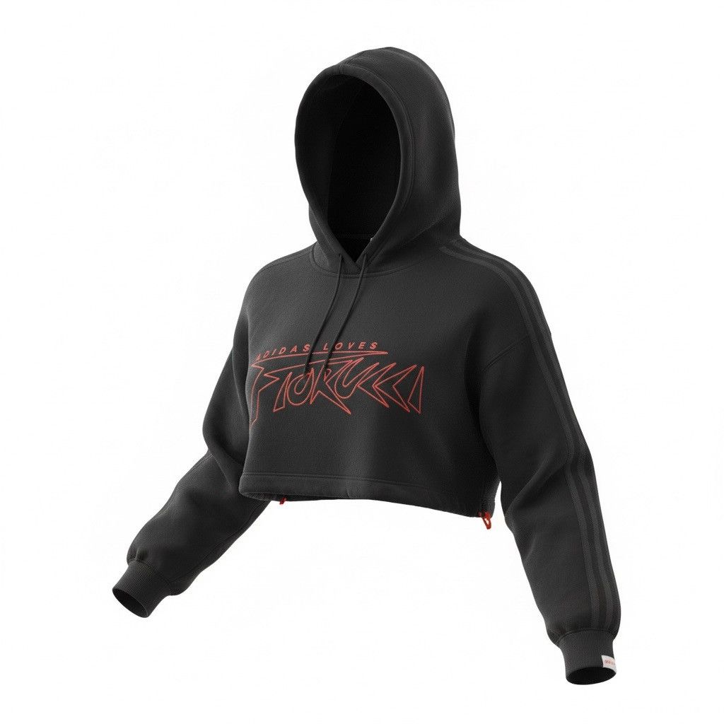 Fiorucci Adidas × Fiorucci Crop Hoodie Size S / US 4 / IT 40 - 1 Thumbnail