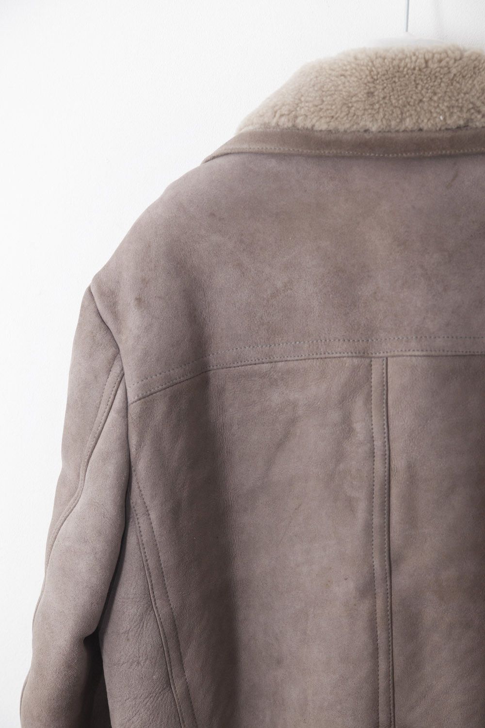 Vintage 1980's shearling bomber leather jacket Size US M / EU 48-50 / 2 - 4 Thumbnail
