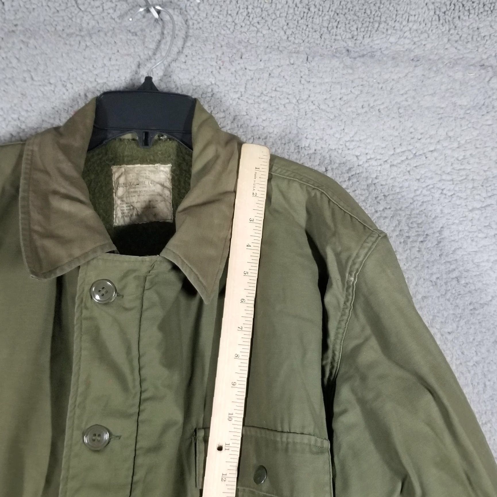 CO VINTAGE Vanderbilt Shirt Co Jacket Mens XL Olive Green Deck Chore Coat "BUTCHER SHOP" Military Workwear Mens XL Size US XL / EU 56 / 4 - 6 Thumbnail