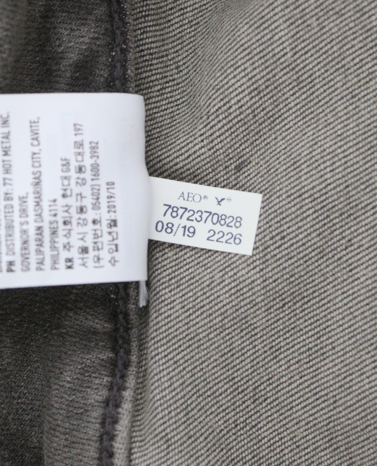 American Eagle Outfitters HI-RISE JEGGING W30 Smoked Grey Jeans 88786 Size 30" / US 8 / IT 44 - 10 Thumbnail