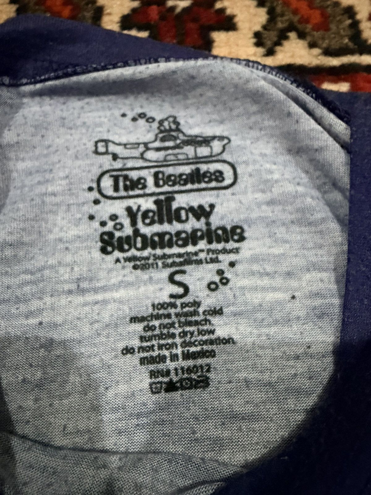 Band Tees The Beatles Yellow Submarine Big Print Band Tees Size US S / EU 44-46 / 1 - 3 Thumbnail