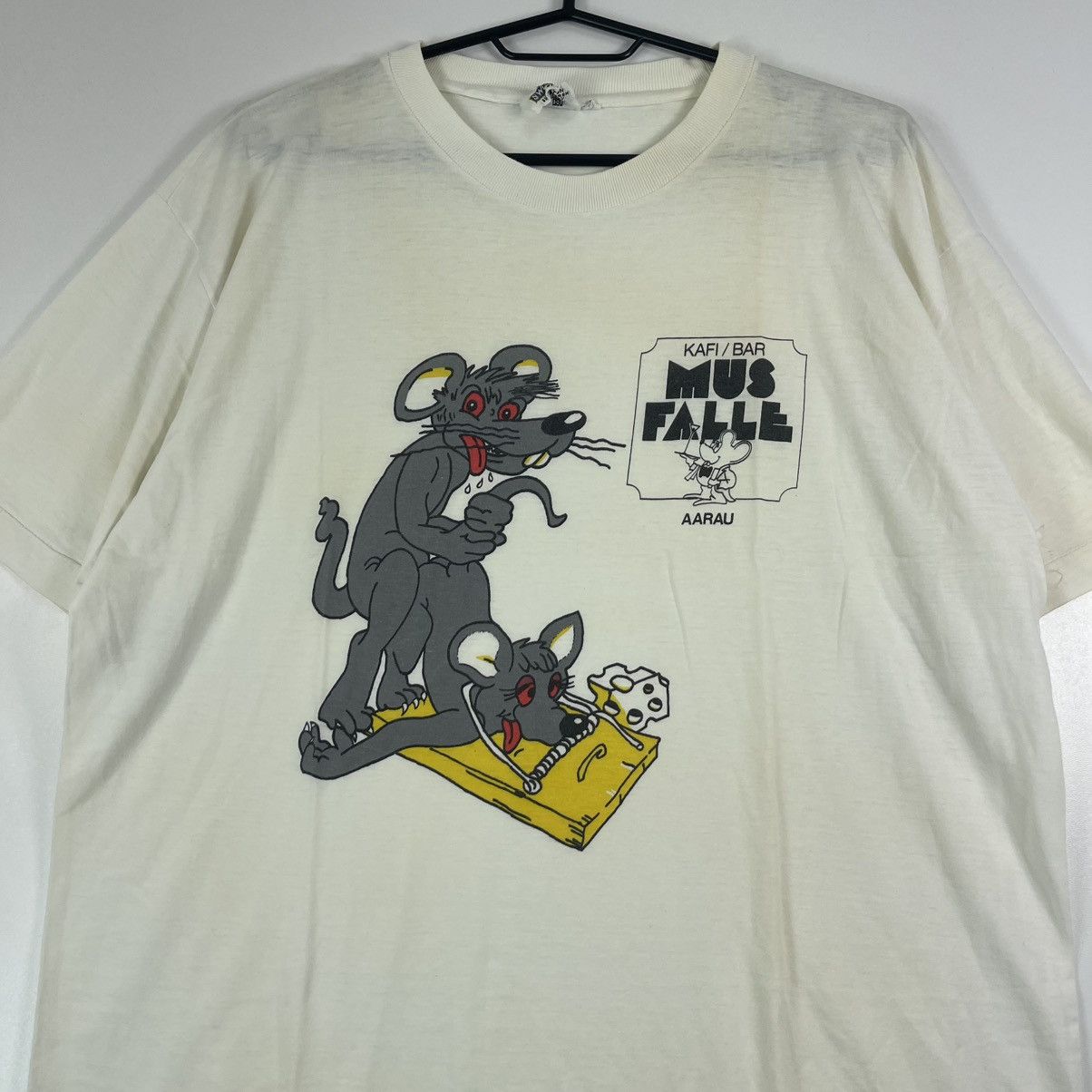 Vintage Porn vintage humor t shirt rat sex Funny tee Graphic 90’s Size US XL / EU 56 / 4 - 1 Thumbnail
