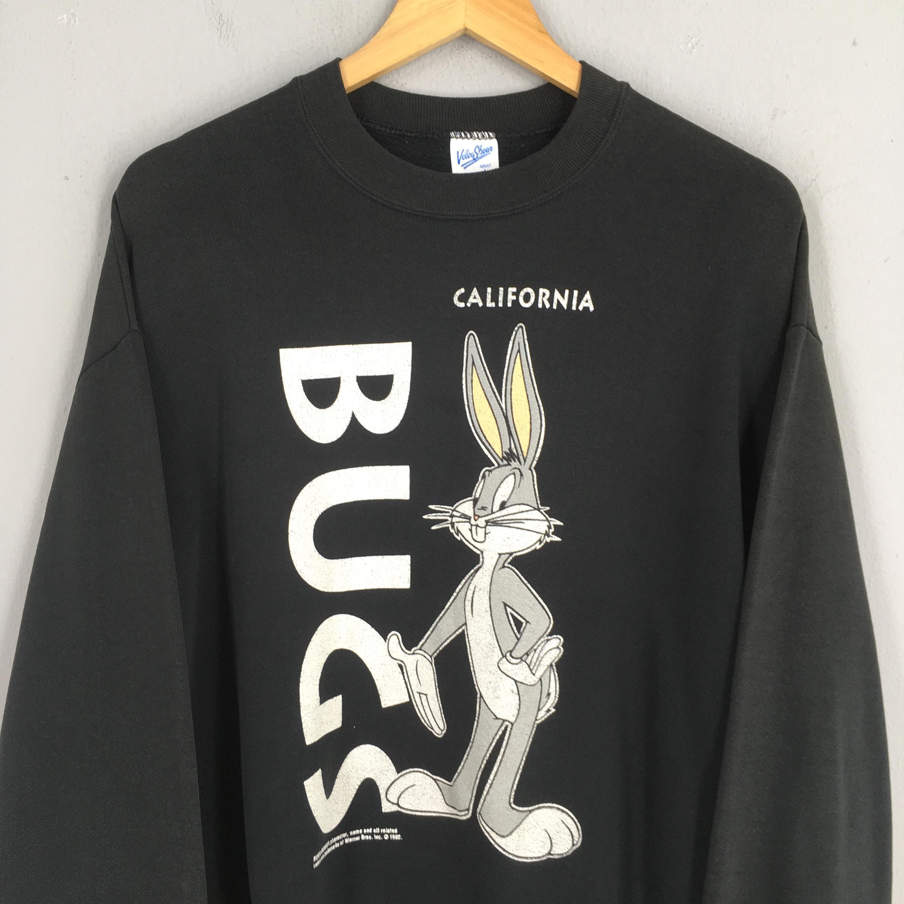 Velva Sheen Vintage Bugs Bunny Warner Bros Sweatshirt Large Size US L / EU 52-54 / 3 - 2 Thumbnail