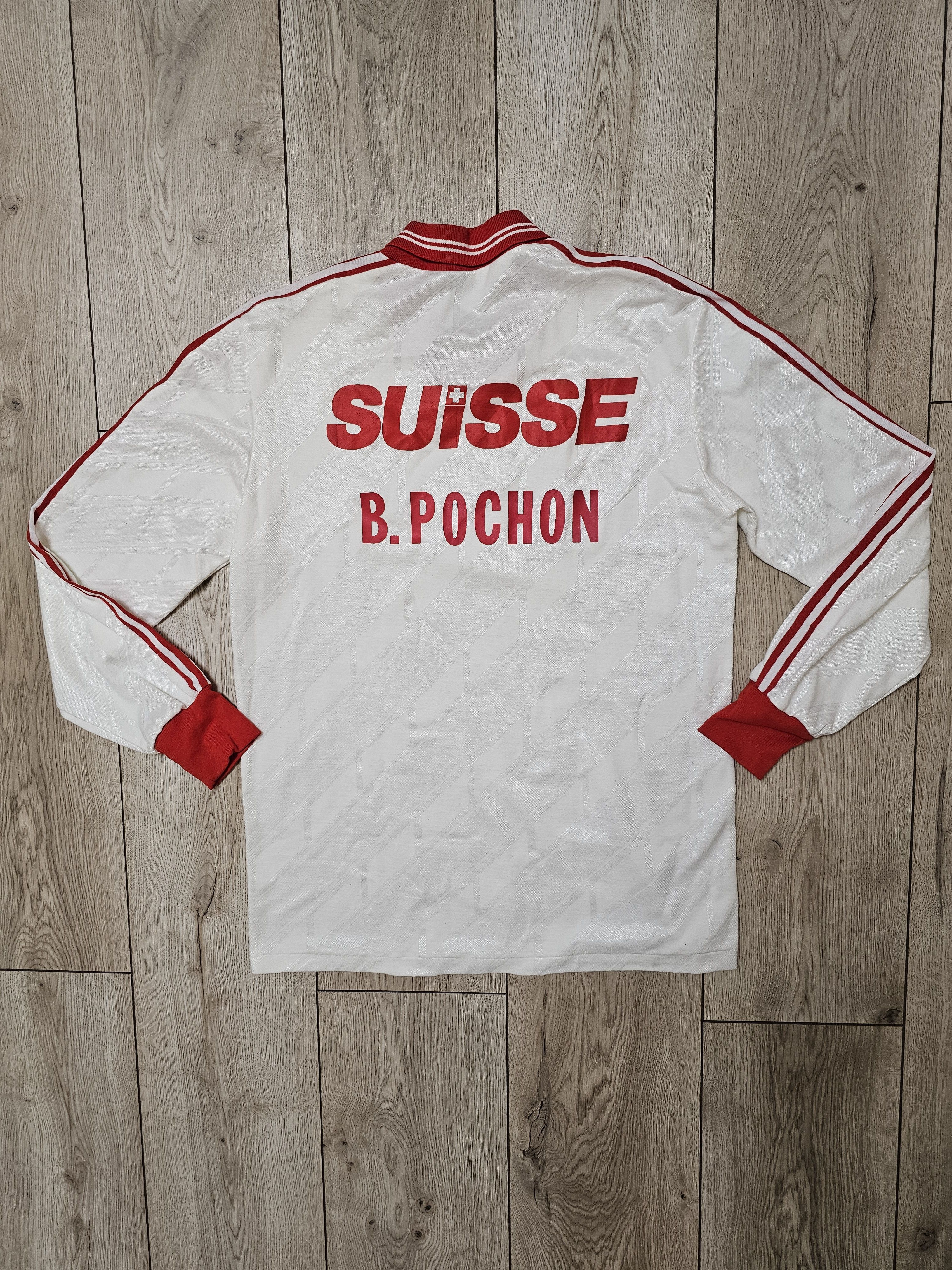 Adidas × Vintage ADIDAS VENTEX FOOTBALL SHIRT LONG 70s SOCCER JERSEY SUISSE Size US M / EU 48-50 / 2 - 2 Thumbnail