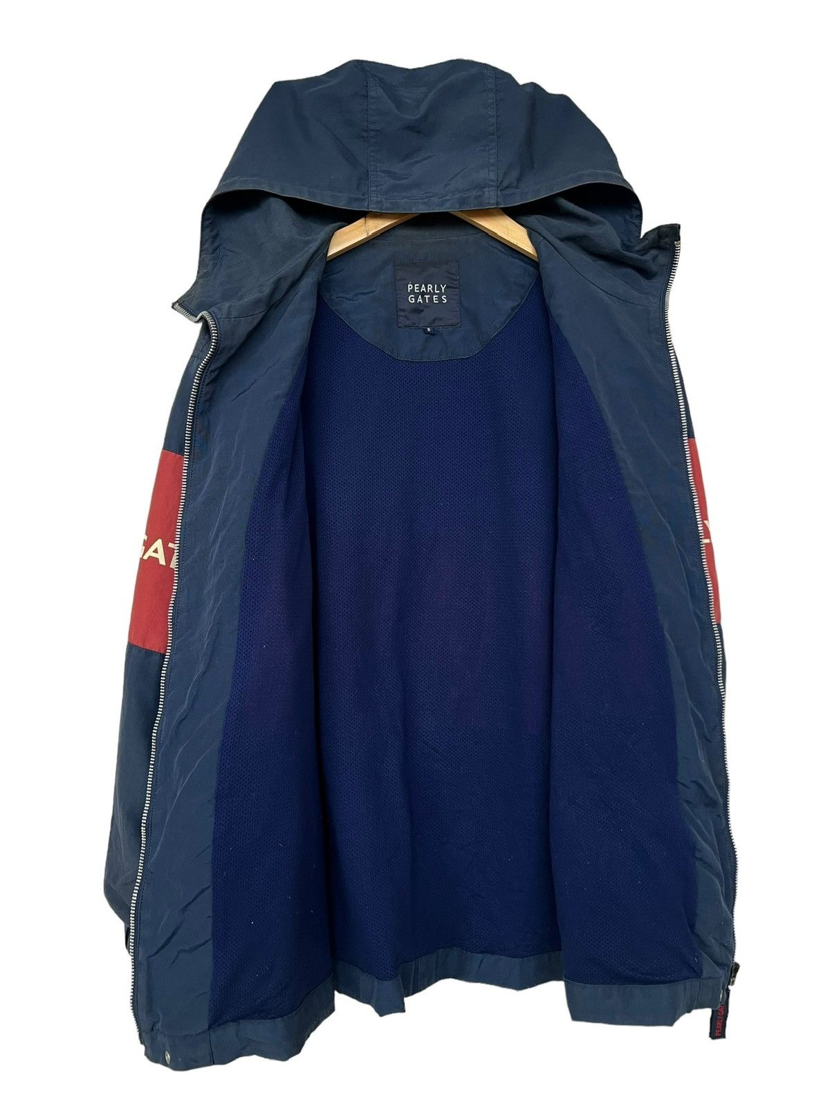 Japanese Brand Vintage Pearly Gates Sport Usa Zipper Light Jacket Hoodie Size US L / EU 52-54 / 3 - 9 Thumbnail