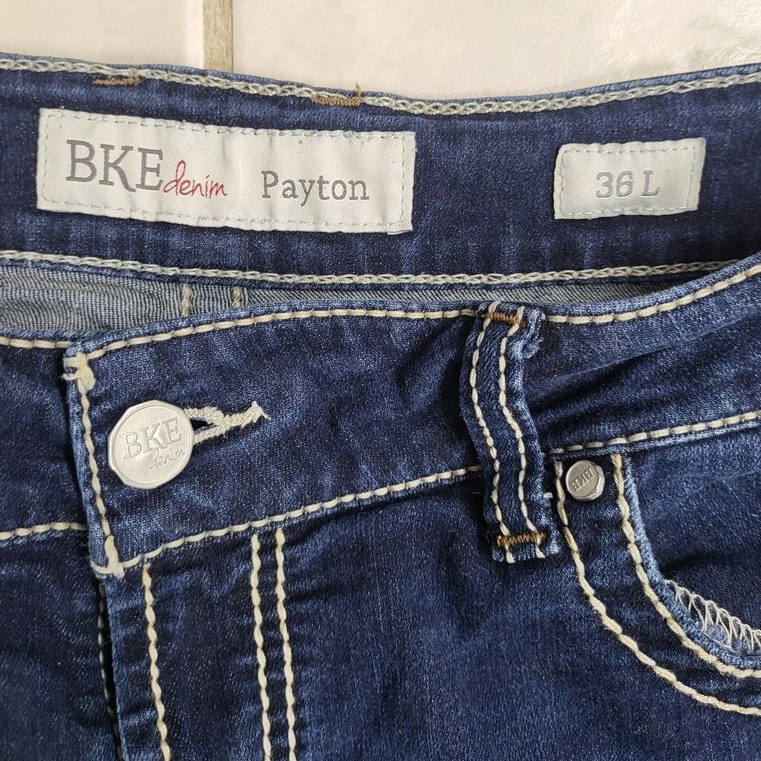 BKE BKE Payton Dark Wash Jeans - 36L Size 38" / US 16 / IT 52 - 4 Thumbnail