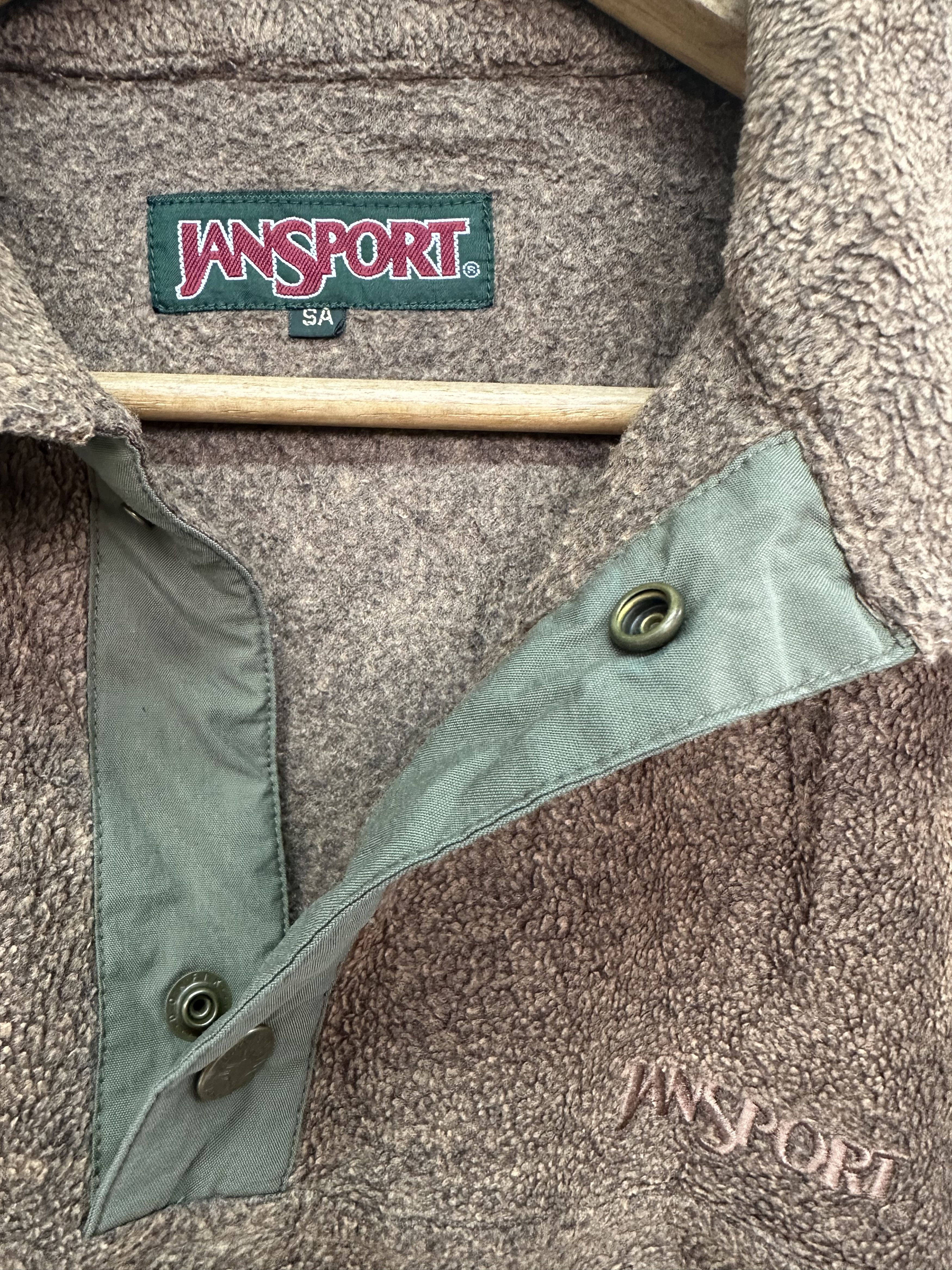 Jansport Vintage Jansport Fleece Sweater Jacket Size US L / EU 52-54 / 3 - 9 Thumbnail