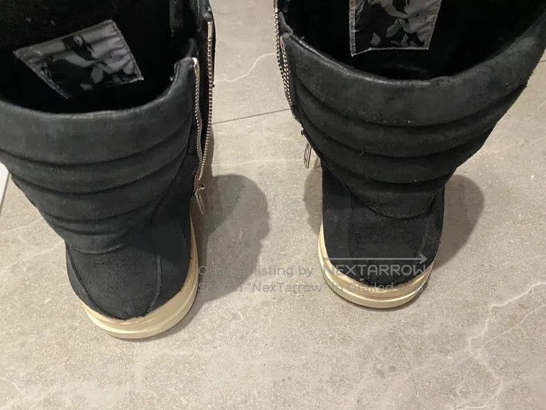 Rick Owens Rick Owens Black Suede Boots Size 41. Size US 8 / EU 41 - 4 Thumbnail