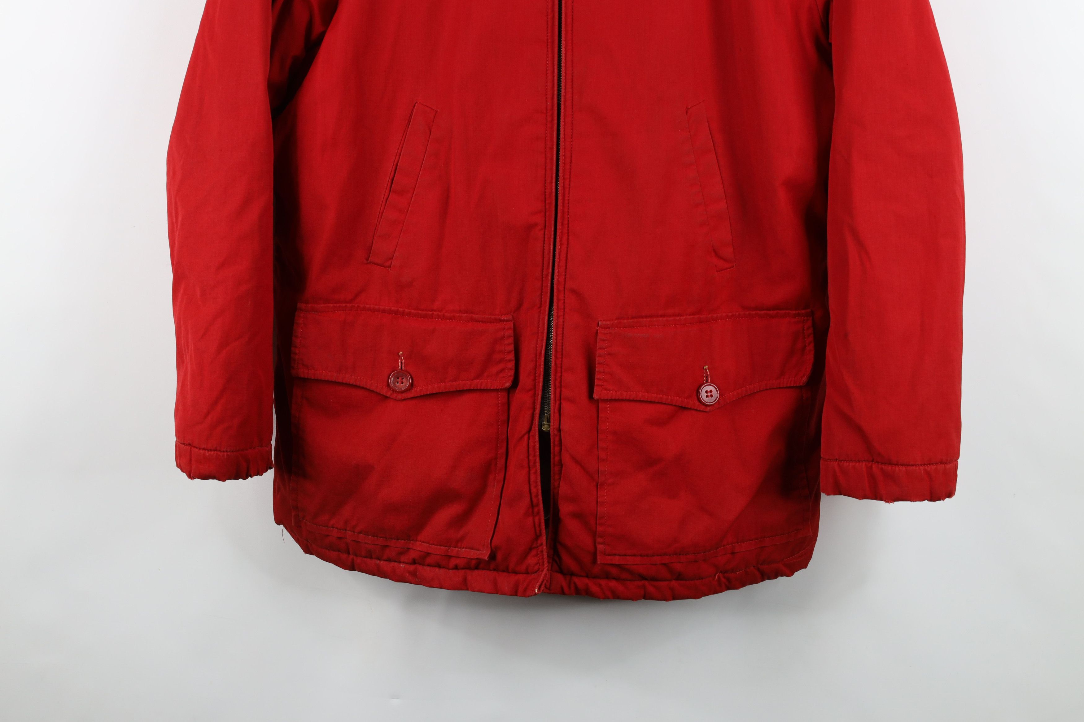 Vintage Vintage 50s 60s Streetwear Quilted Chore Jacket Red USA Size US M / EU 48-50 / 2 - 3 Thumbnail