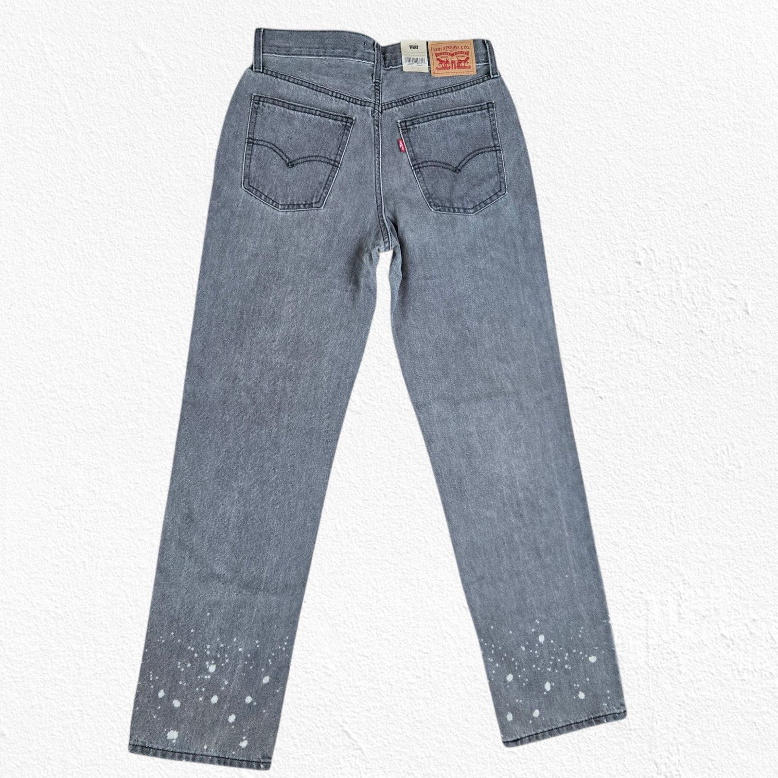 Levi's Levi's Low Pro Grey Happy Accident Mid Rise Jeans Size 27 Size 27" / US 4 / IT 40 - 14 Thumbnail