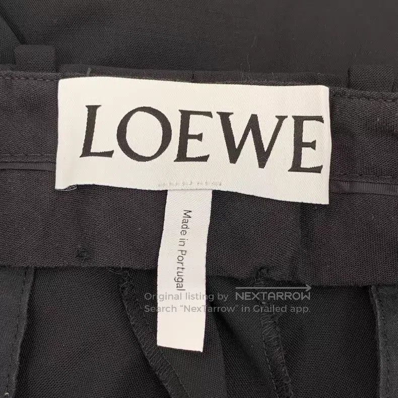 Loewe Loewe Black wool casual straight leg suit trousers Size 32" / US 10 / IT 46 - 5 Thumbnail