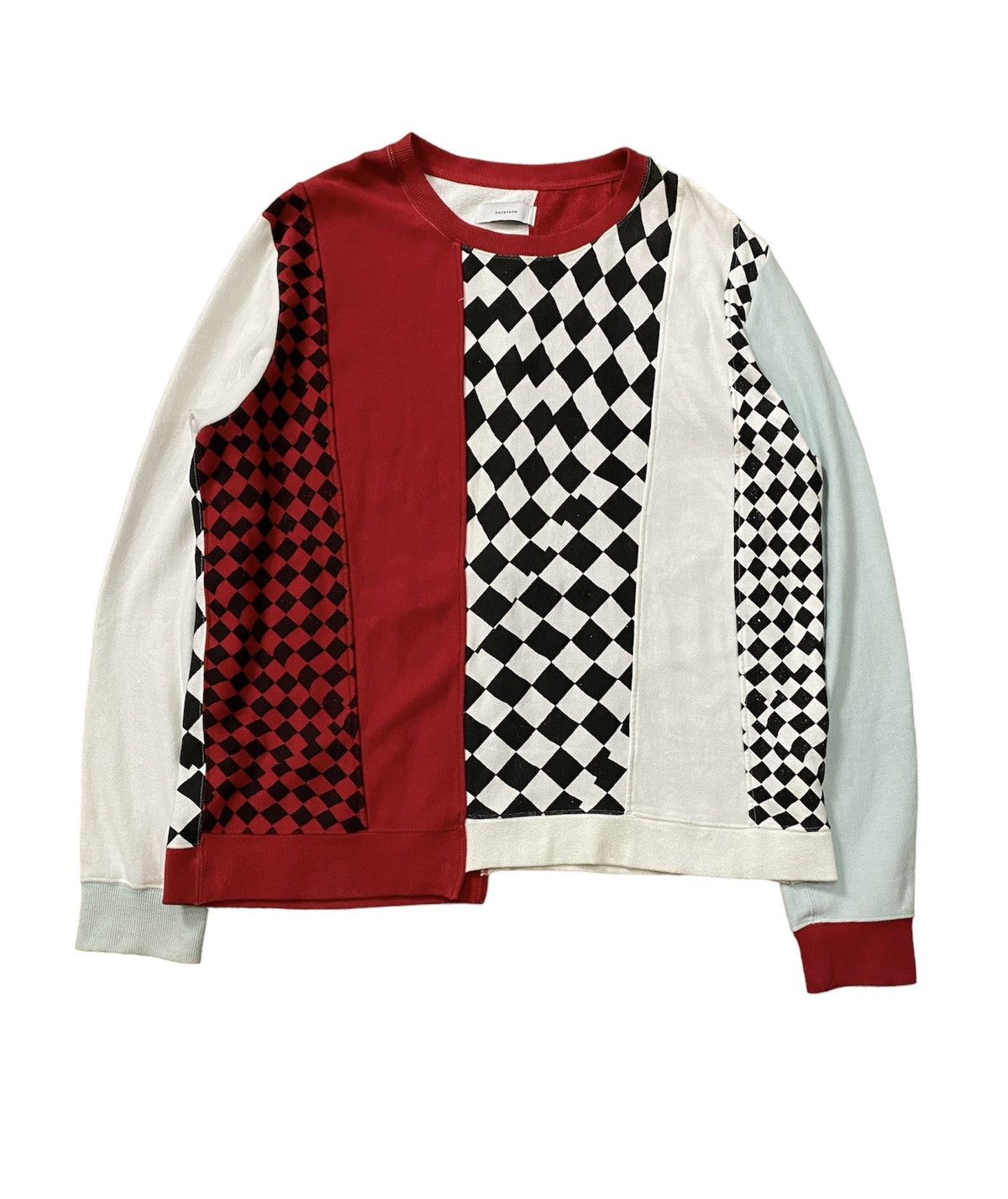 image of Facetasm 7 Cut Rebuild Checked Sweatshirt, Men's (Size XL)
