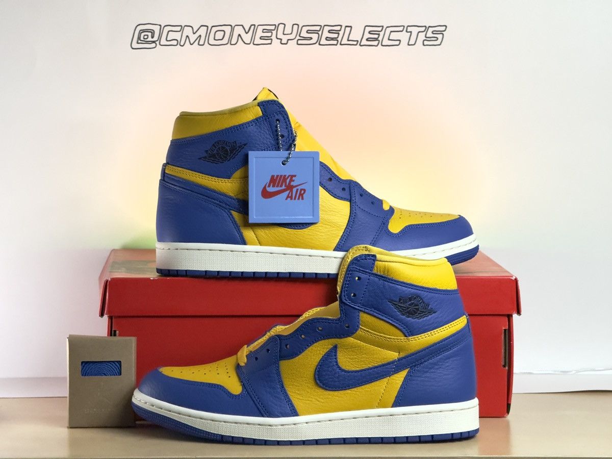 Jordan Brand Jordan 1 High OG “Reverse Laney” Size US 8.5 / EU 41-42 - 1 Thumbnail