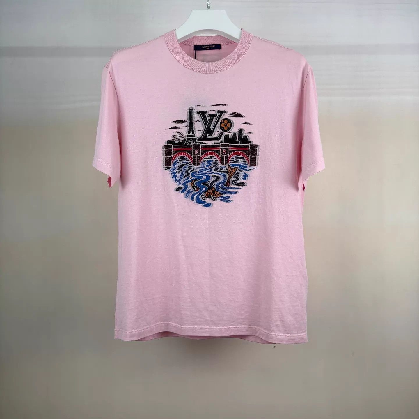 Louis Vuitton Louis Vuitton x Nigo Pink SS T XL New Size XL / US 12-14 / IT 48-50 - 1 Thumbnail