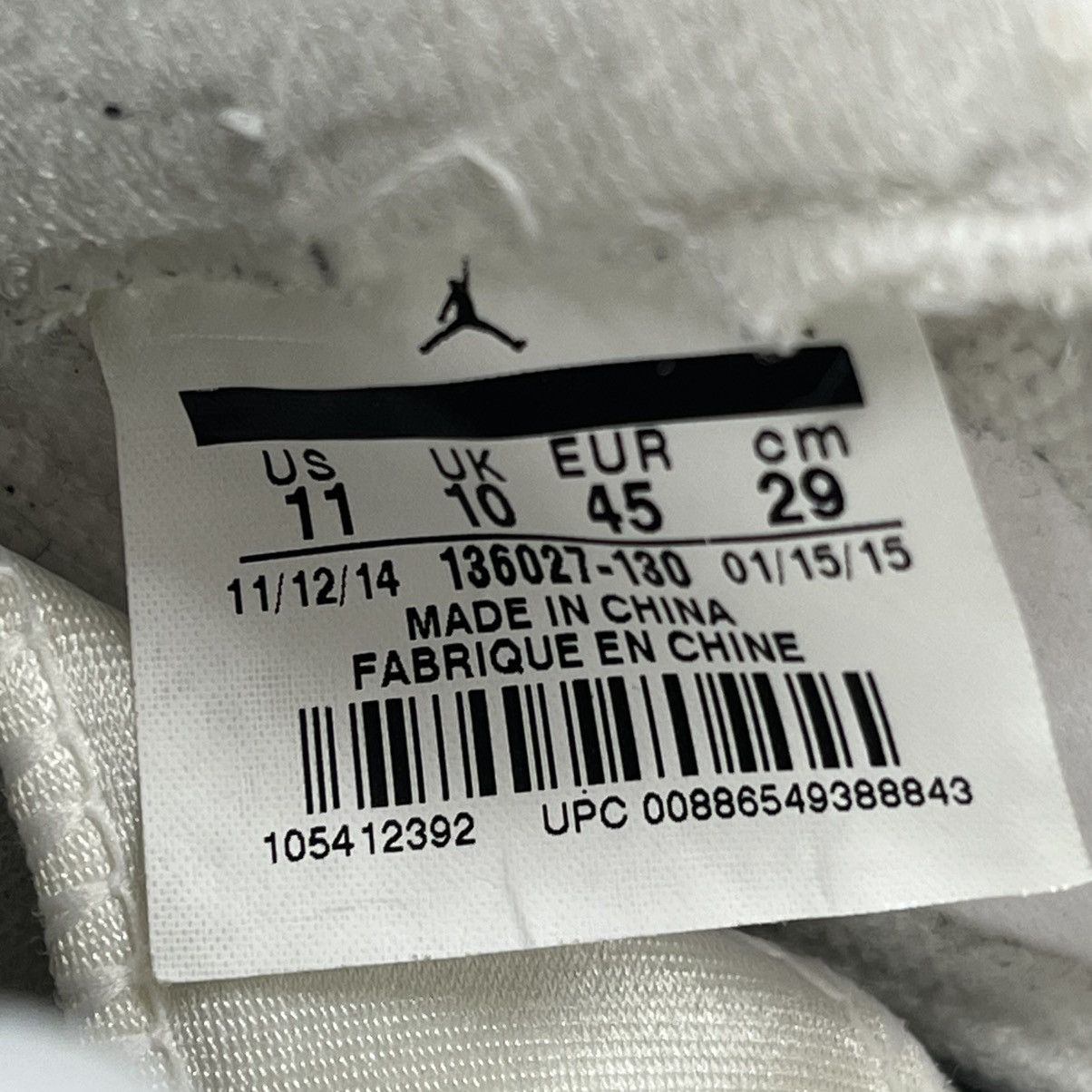 Jordan Brand Size 11 - Air Jordan 5 Retro 2015 White Metallic CLEAN W/Box Size US 11 / EU 44 - 7 Thumbnail