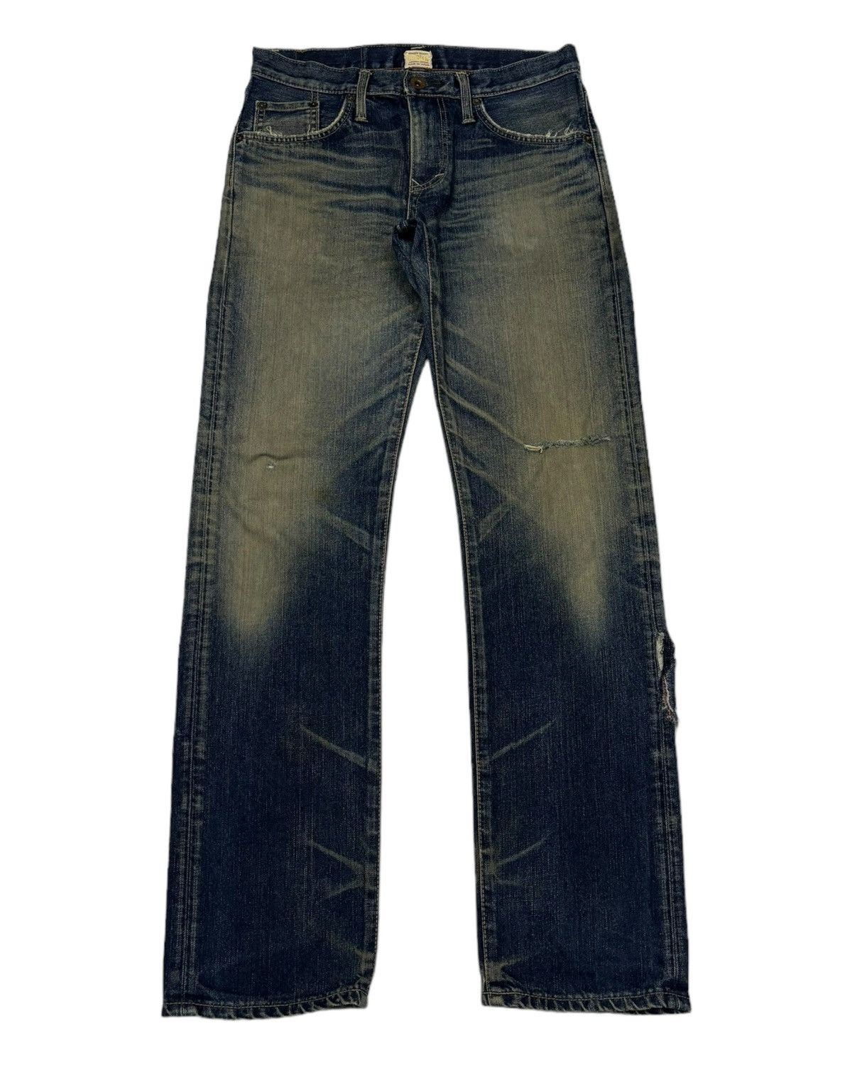 Kapital Edwin Exclusive Vintage Made in Japan Mud Wash Distress Jean Size US 30 / EU 46 - 5 Thumbnail